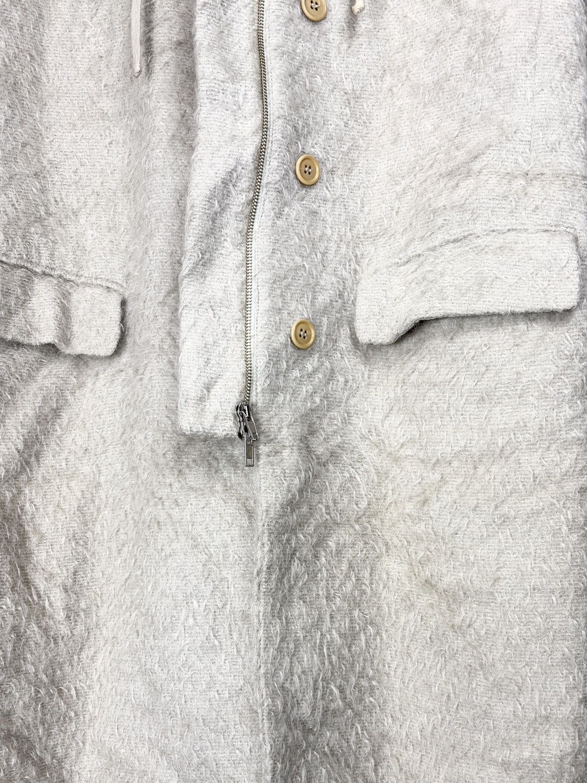 Helmut Lang AW00 Helmut Lang Fur Collar Mohair Astro Biker Jacket Parka Size US S / EU 44-46 / 1 - 10 Thumbnail