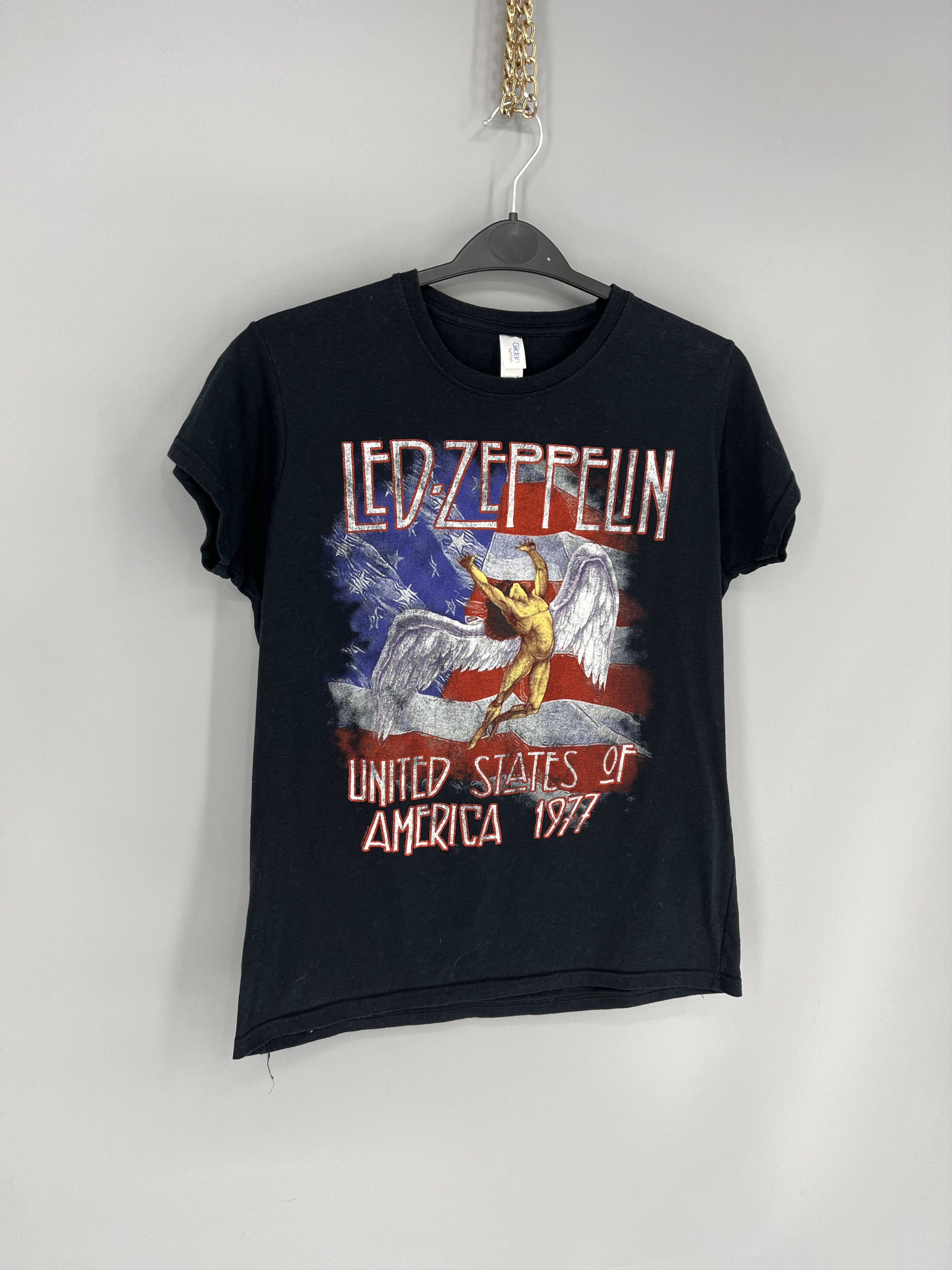 Band Tees Vintage Y2K United States Led Zeppelin Womens Tee Size M / US 6-8 / IT 42-44 - 2 Thumbnail