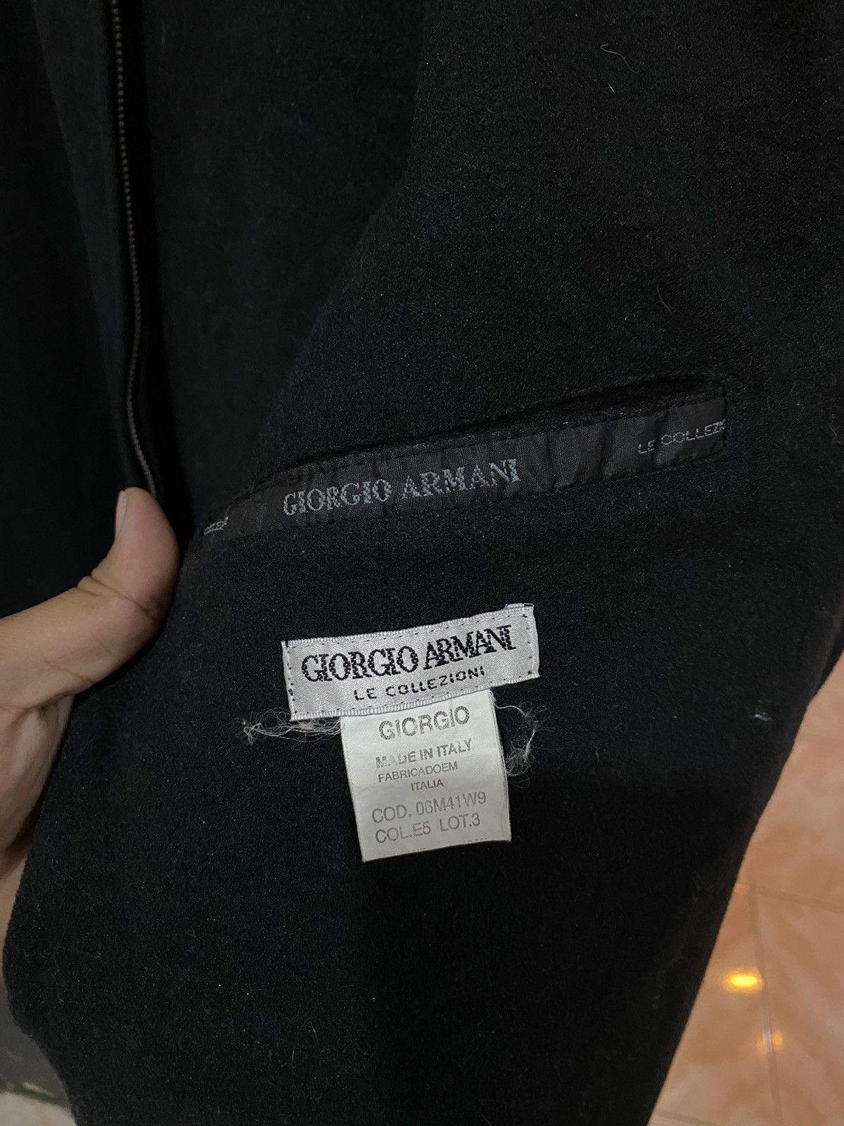 Giorgio Armani Jacket workwear woll Giorgio armani vintage Size US L / EU 52-54 / 3 - 7 Thumbnail