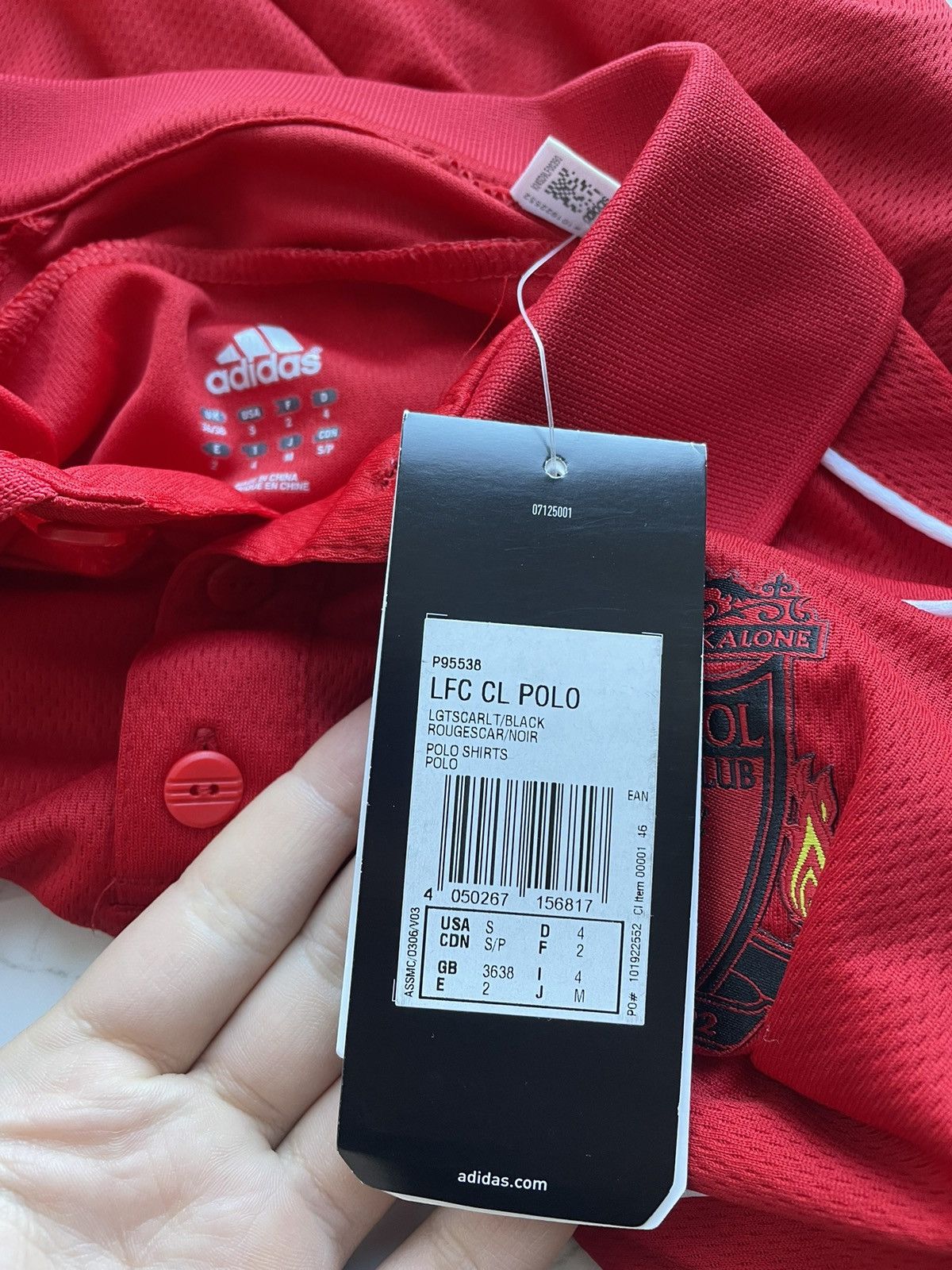 Adidas × Vintage Liverpool adidas 2010 2011 training shirt polo soccer jersey Size US S / EU 44-46 / 1 - 6 Thumbnail