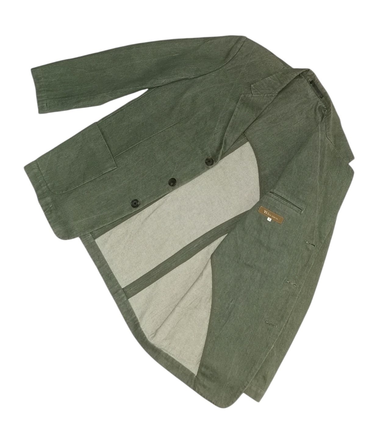 Yohji Yamamoto Yohji Yamamoto Denim Blazer Jacket Size US M / EU 48-50 / 2 - 8 Thumbnail