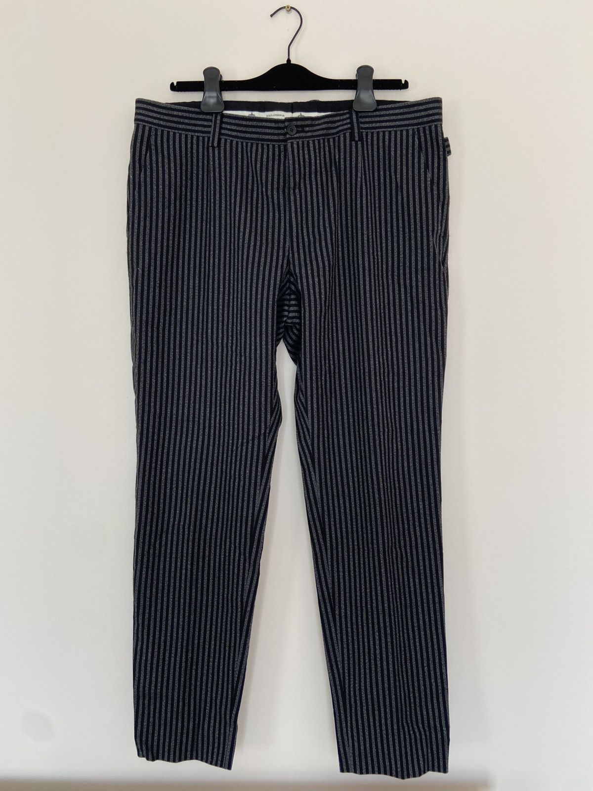 Dolce & Gabbana Dolce & Gabbana Pinstripe Pants Size US 40 / EU 56 - 1 Thumbnail
