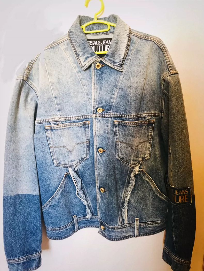 Versace Versace Men's denim jacket Size US M / EU 48-50 / 2 - 2 Thumbnail