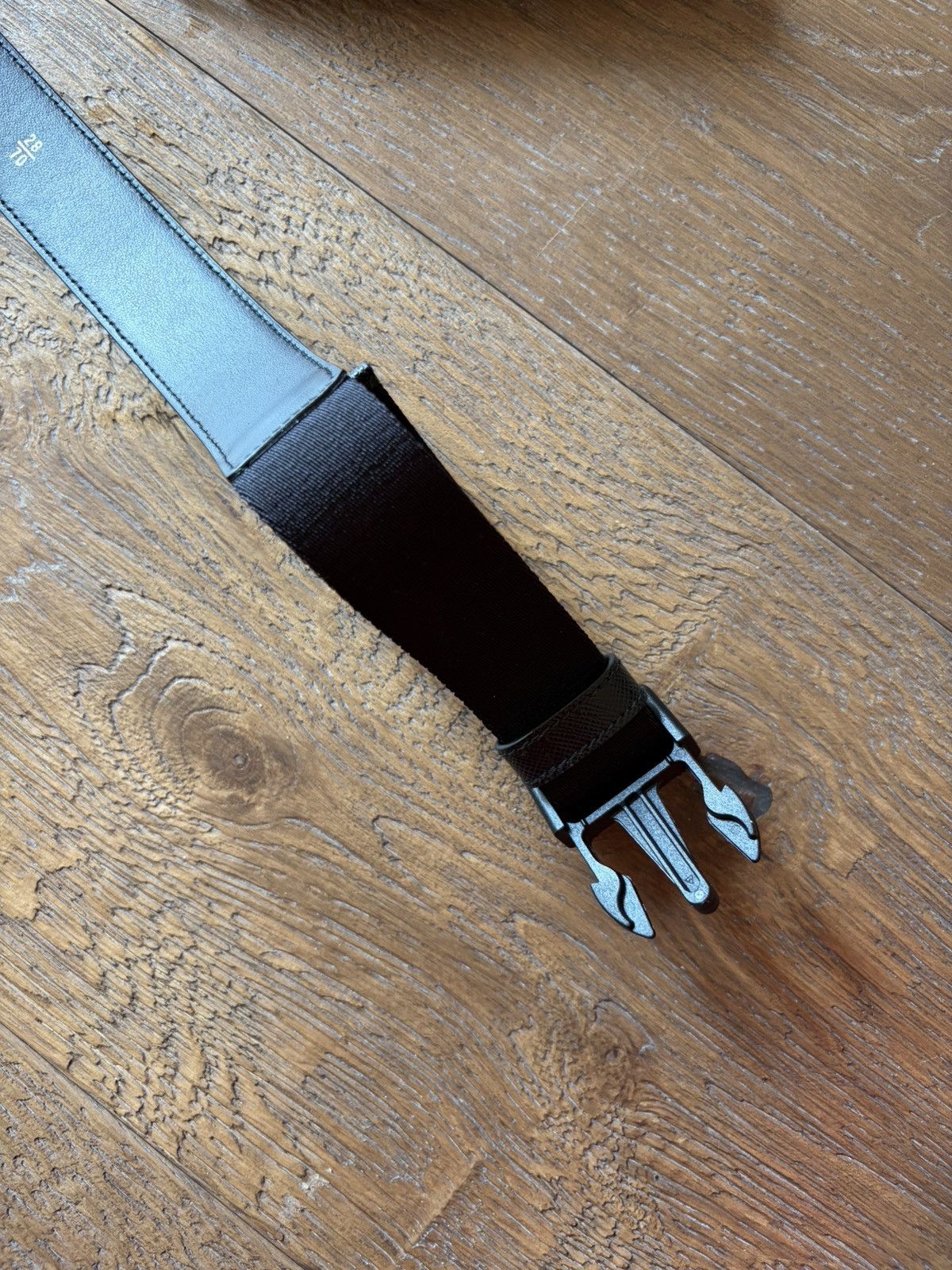 Prada Prada Saffiano Leather Tape Belt Brand New 28/70 Size 28 - 7 Thumbnail