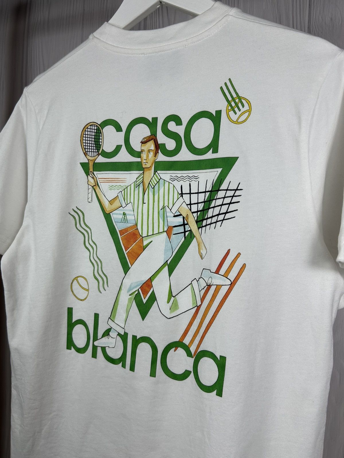 Casablanca Rare Casablanca Tennis Club Graphic White T-Shirt Size S Size US S / EU 44-46 / 1 - 4 Thumbnail