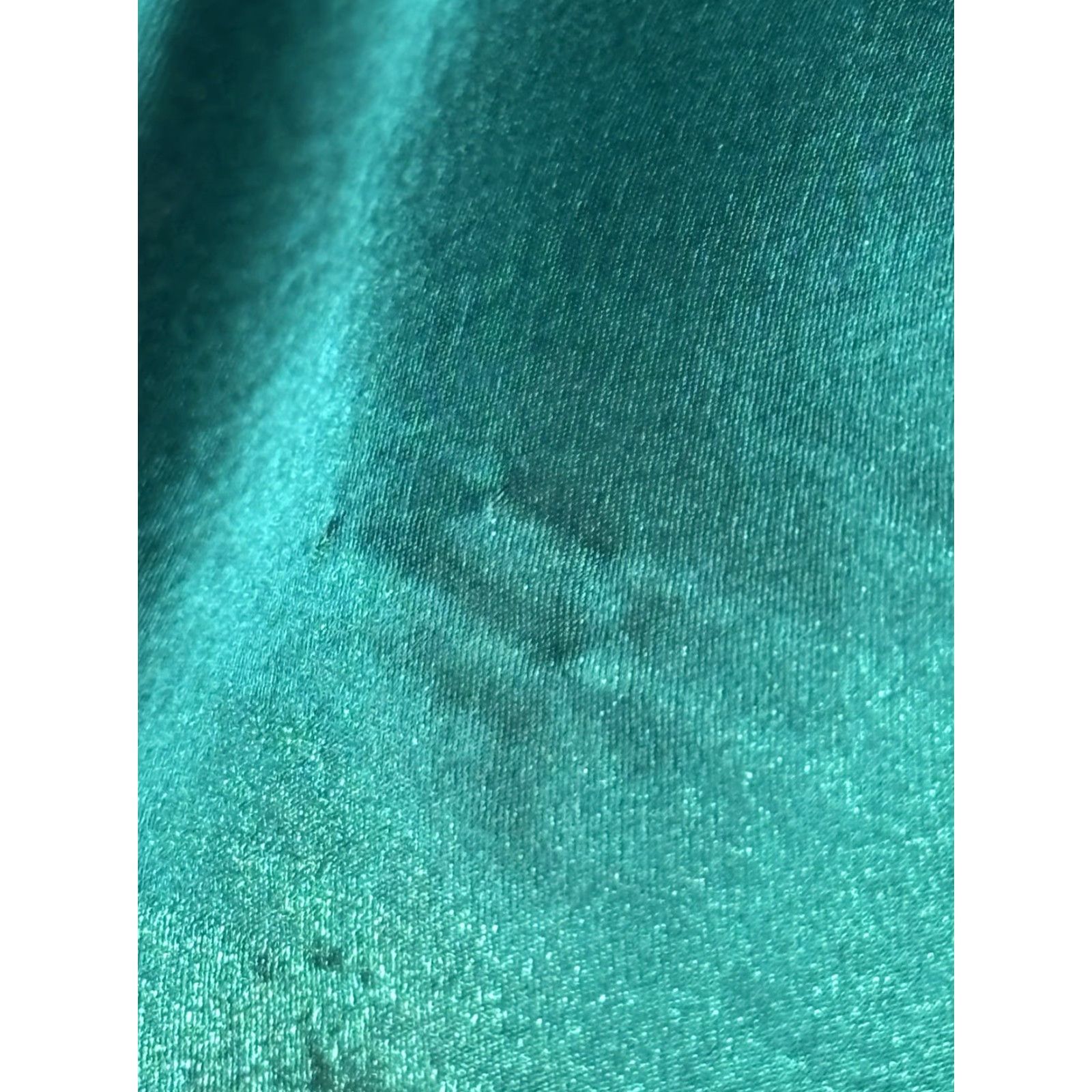 Vintage VINTAGE Cacique Tank Women’s Medium Green Satin Lace V-Neck Sleeveless Pullover TANK TOP Size M / US 6-8 / IT 42-44 - 7 Thumbnail