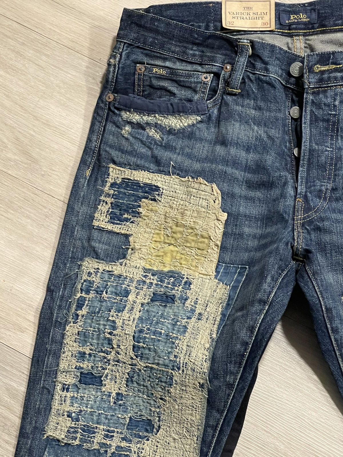 Polo Ralph Lauren Polo Ralph Lauren Varick Slim Rope dyed BORO method Size US 32 / EU 48 - 7 Thumbnail
