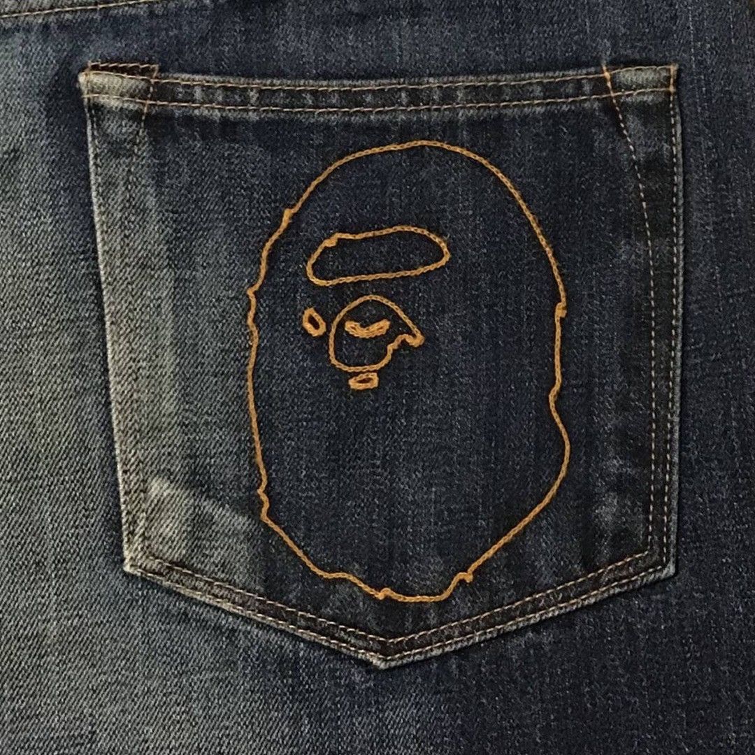 Bape BAPE CAMO Damage denim pants a bathing ape ★size L Size US 34 / EU 50 - 5 Thumbnail