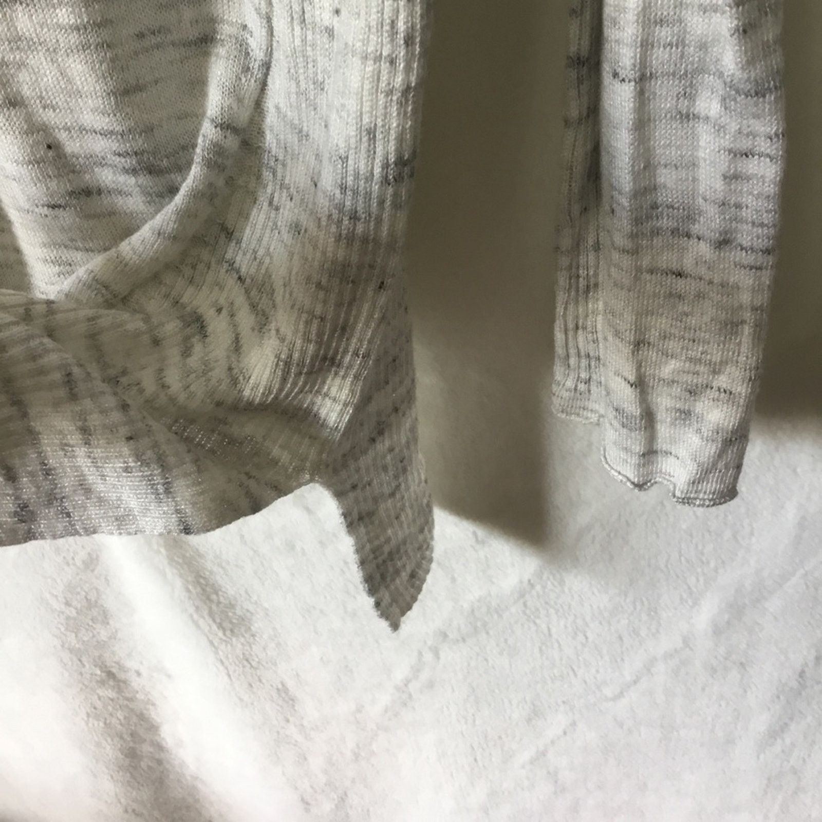 Lou & Grey Lou & Grey Light Gray Ribside Boatneck Sweater Top Size S / US 4 / IT 40 - 9 Thumbnail