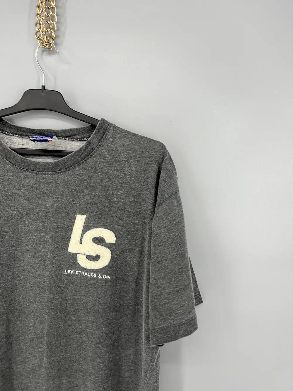 Levi's Vintage 90's Levis Jeans Tshirt Large Levis Usa Union Made Size US L / EU 52-54 / 3 - 5 Thumbnail