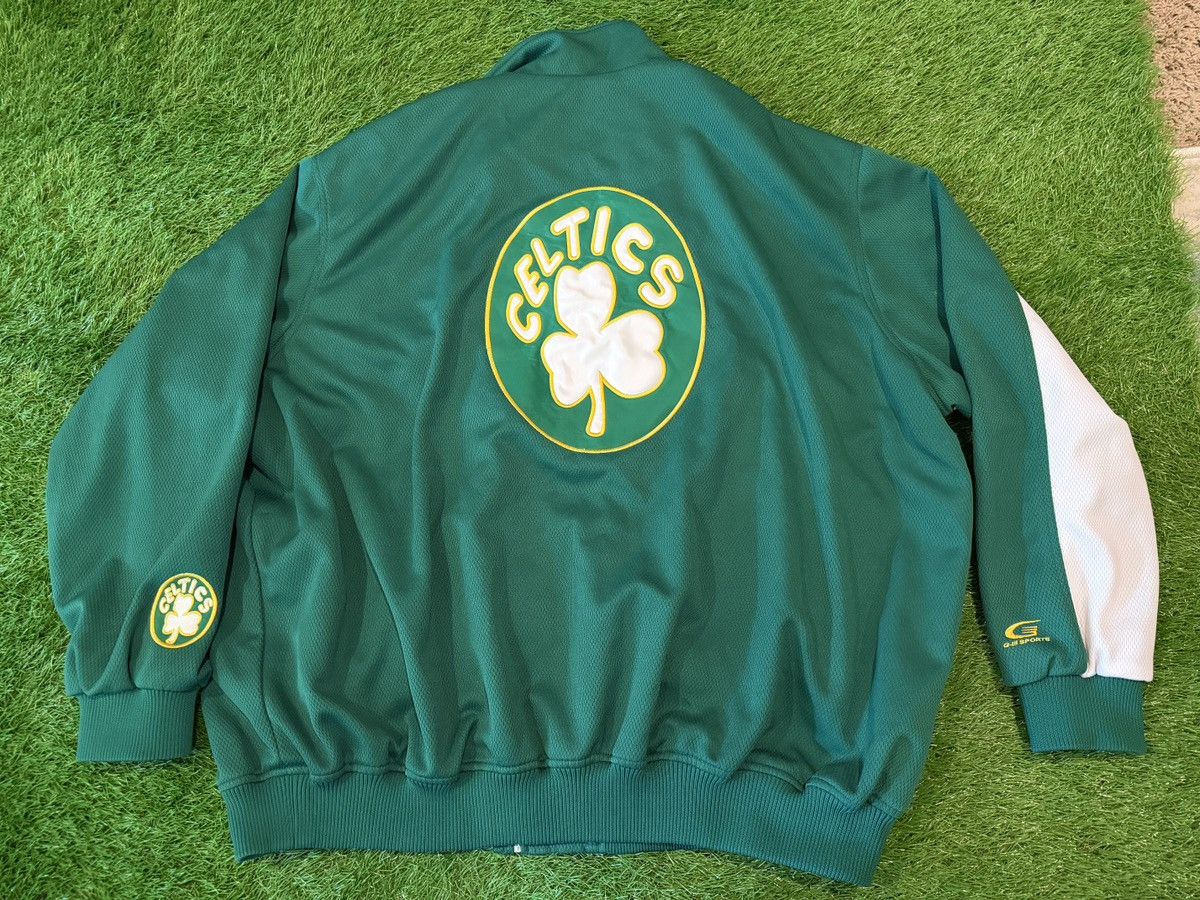 G-III Boston Celtics Hardwood Classics Vintage NBA Zip Up Jacket Size US XXL / EU 58 / 5 - 6 Thumbnail