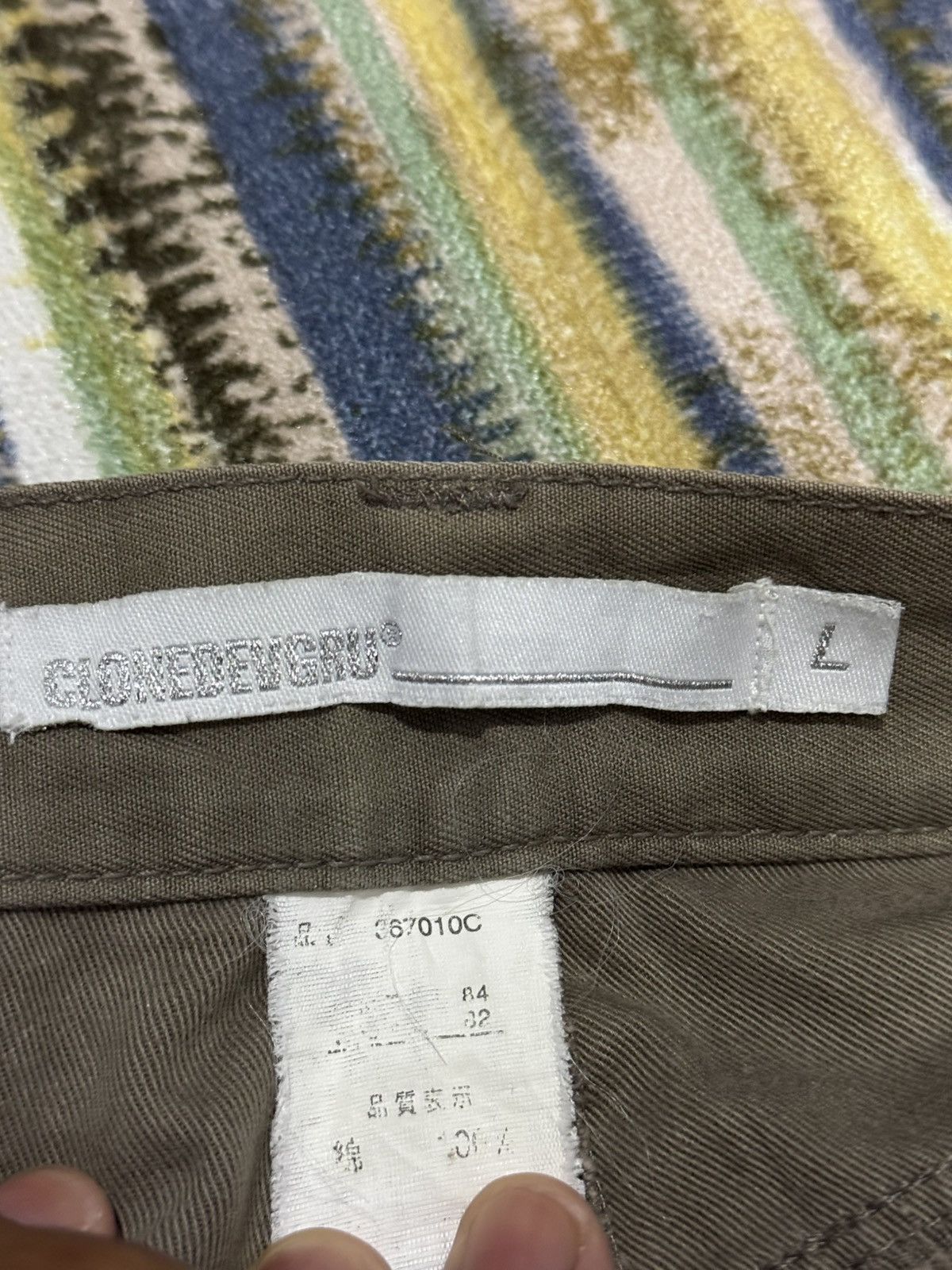 Japanese Brand × Seditionaries Clonedevgru Japanese Brand Cargo Plaid Loose Pants Size US 32 / EU 48 - 12 Thumbnail