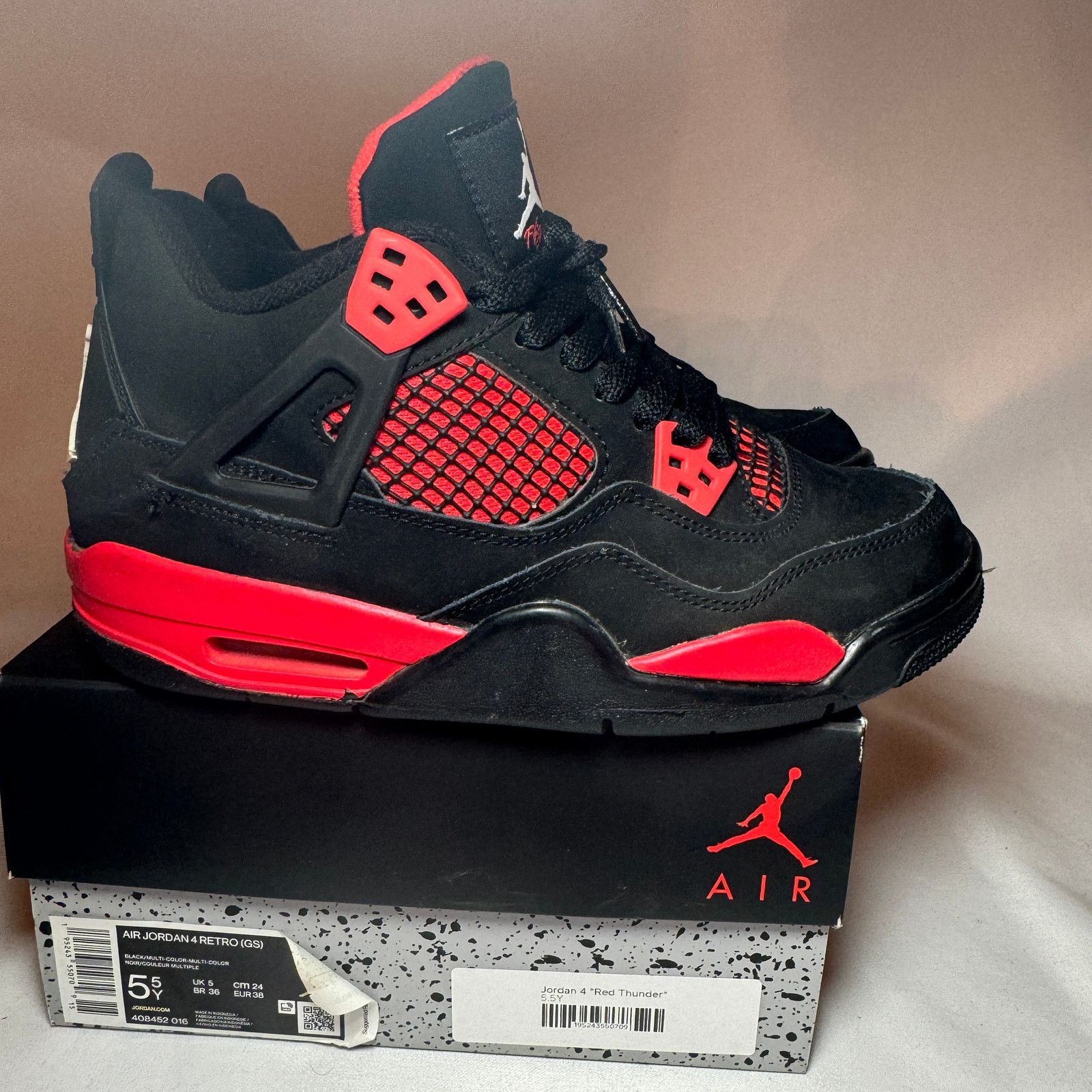 Size Nike Air Jordan Retro GS Red Thunder Men's Shoes