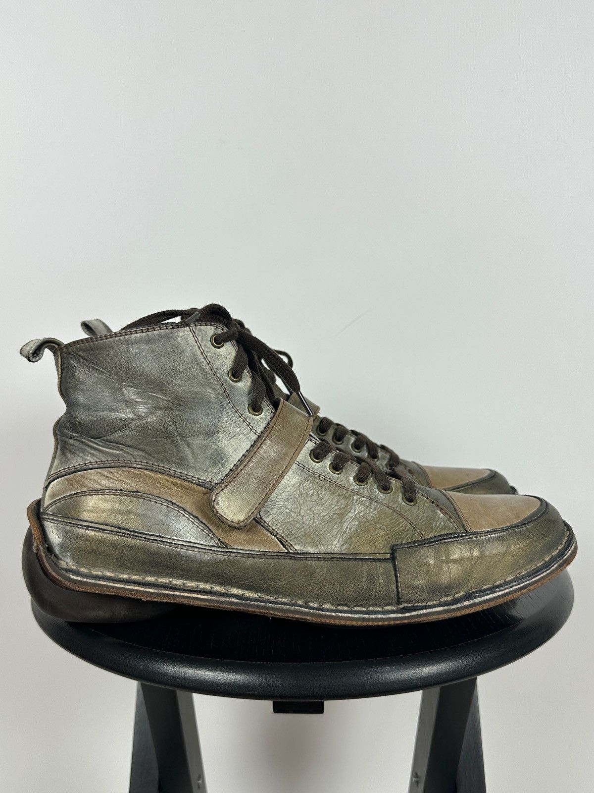 Marithe + Francois Girbaud 00s Vintage Marithé + François Girbaud High Top Sneakers Size US 8 / EU 41 - 1 Thumbnail