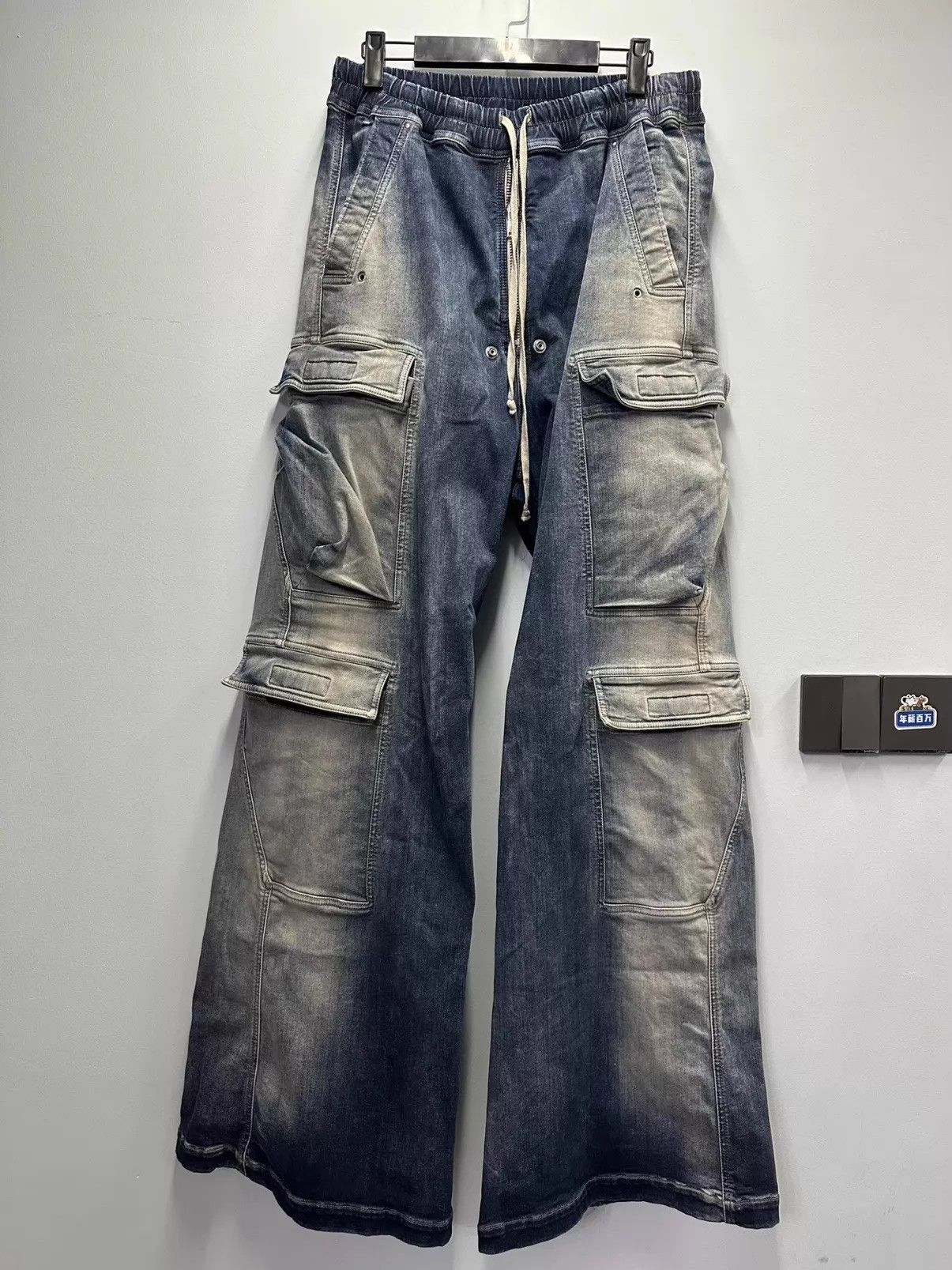 Rick Owens Rick Owens 23SS DRKSHDW Bela Cargo Ombre Jeans M Size US 32 / EU 48 - 1 Thumbnail