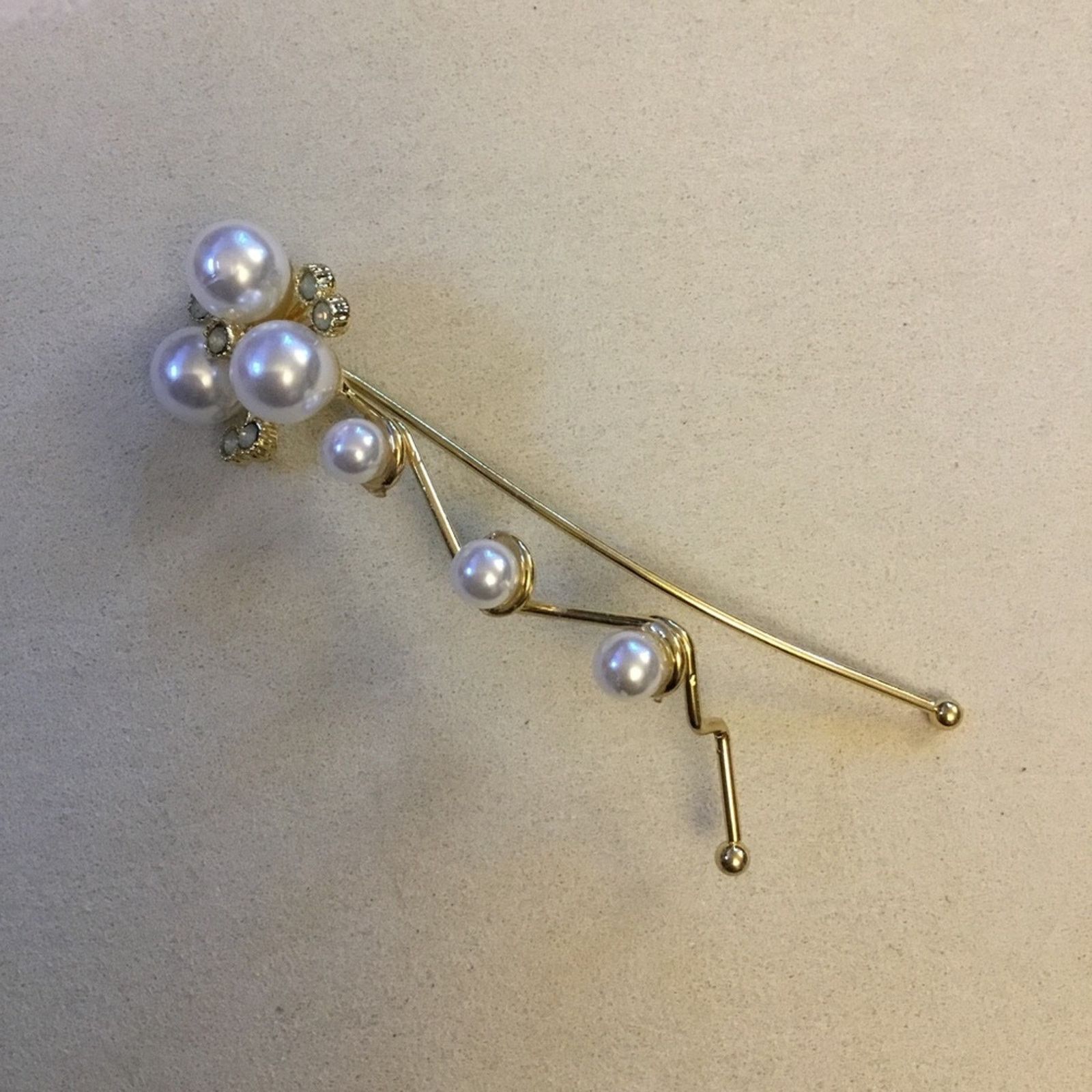 Other Gold Pearled Elegant Style Bobby Pins - Set of 2 Size ONE SIZE - 9 Thumbnail