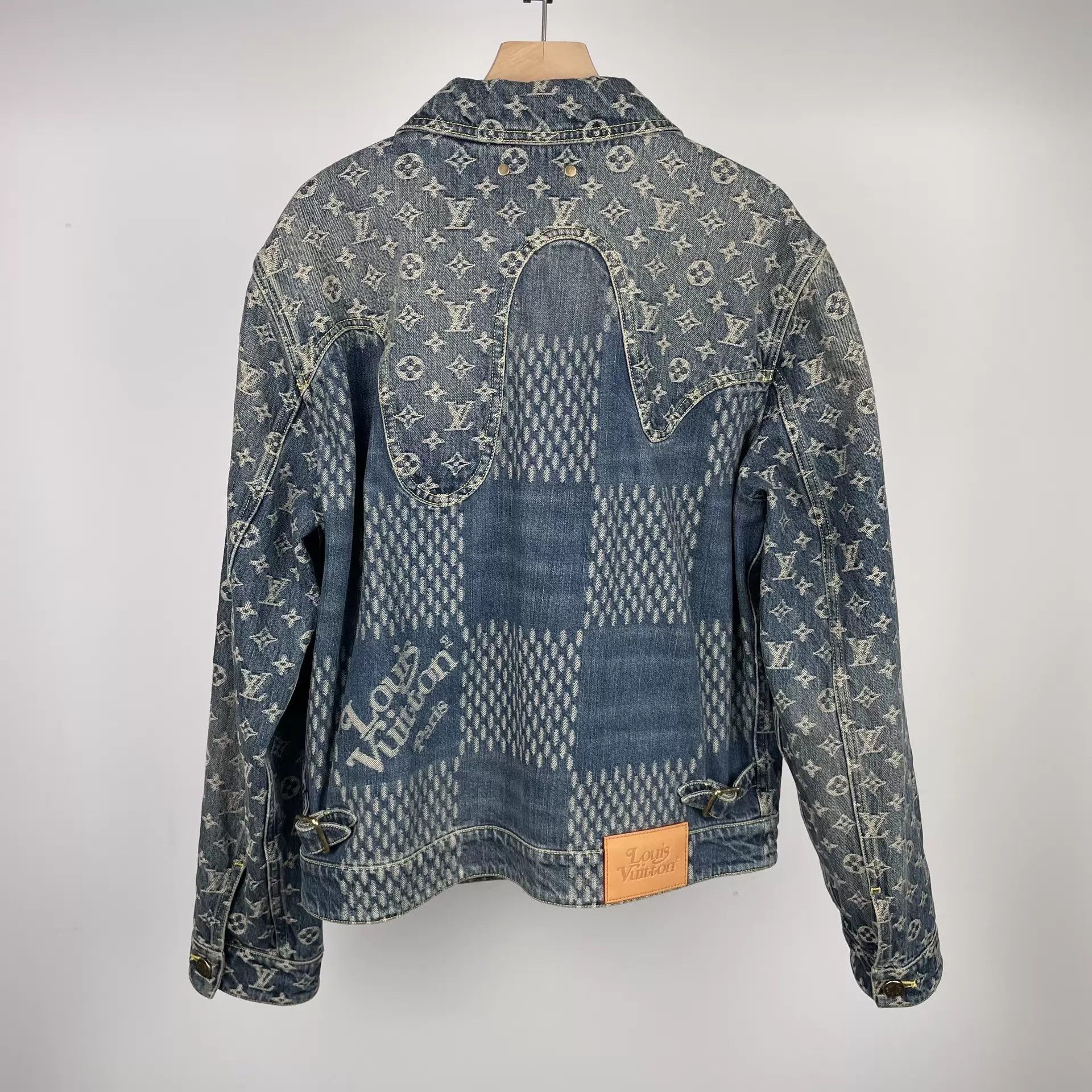 Louis Vuitton LV x Nigo Monogram Denim Jacket 44 Size US S / EU 44-46 / 1 - 2 Thumbnail