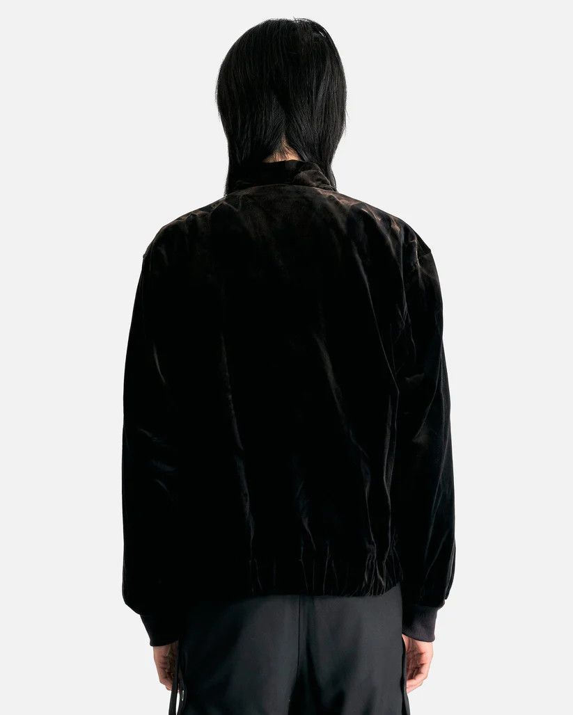 JiyongKim o1s1v1r1oon0925 Bleached Velvet Shawl Collar Bomber in Black Size US M / EU 48-50 / 2 - 3 Thumbnail