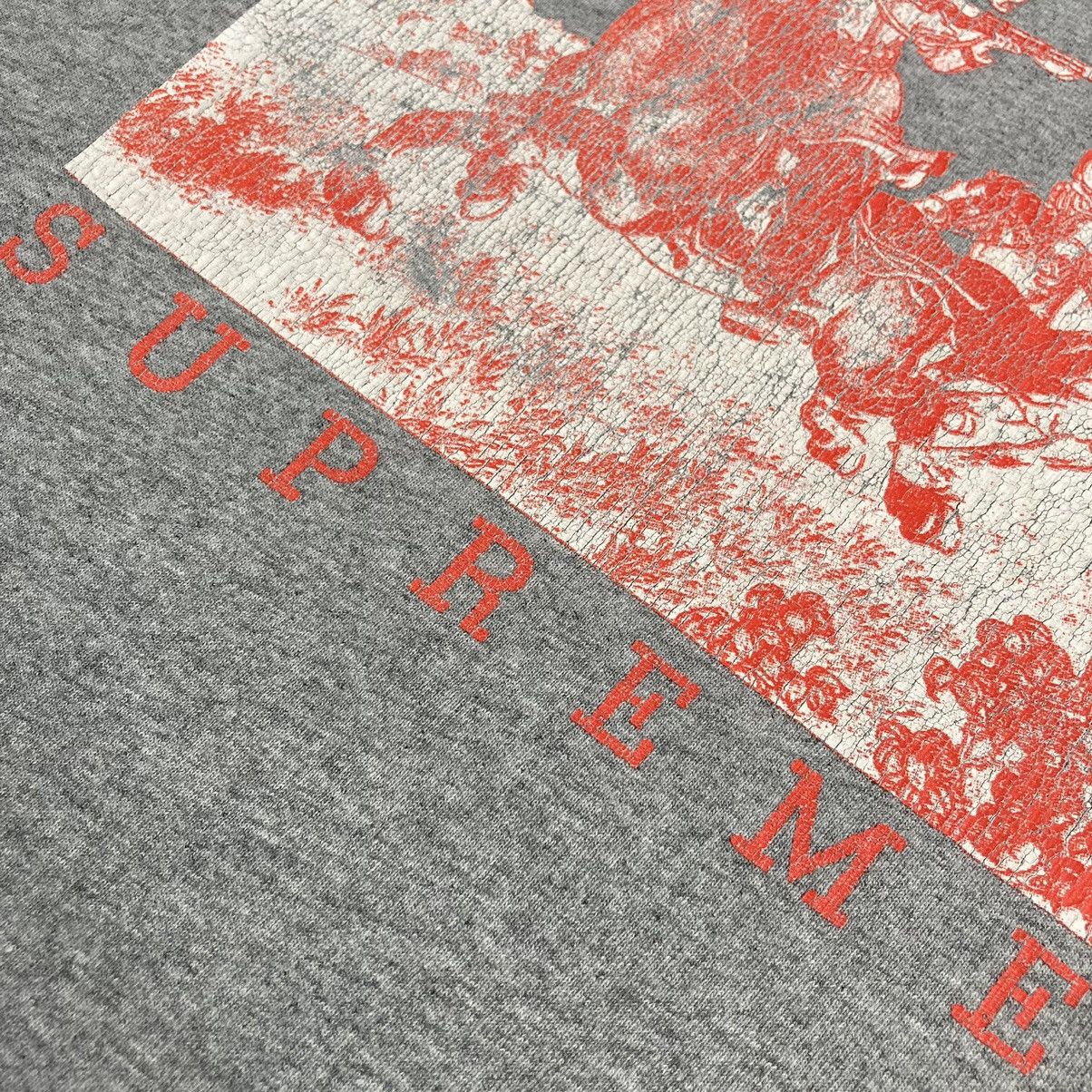 Streetwear Supreme big logo tee