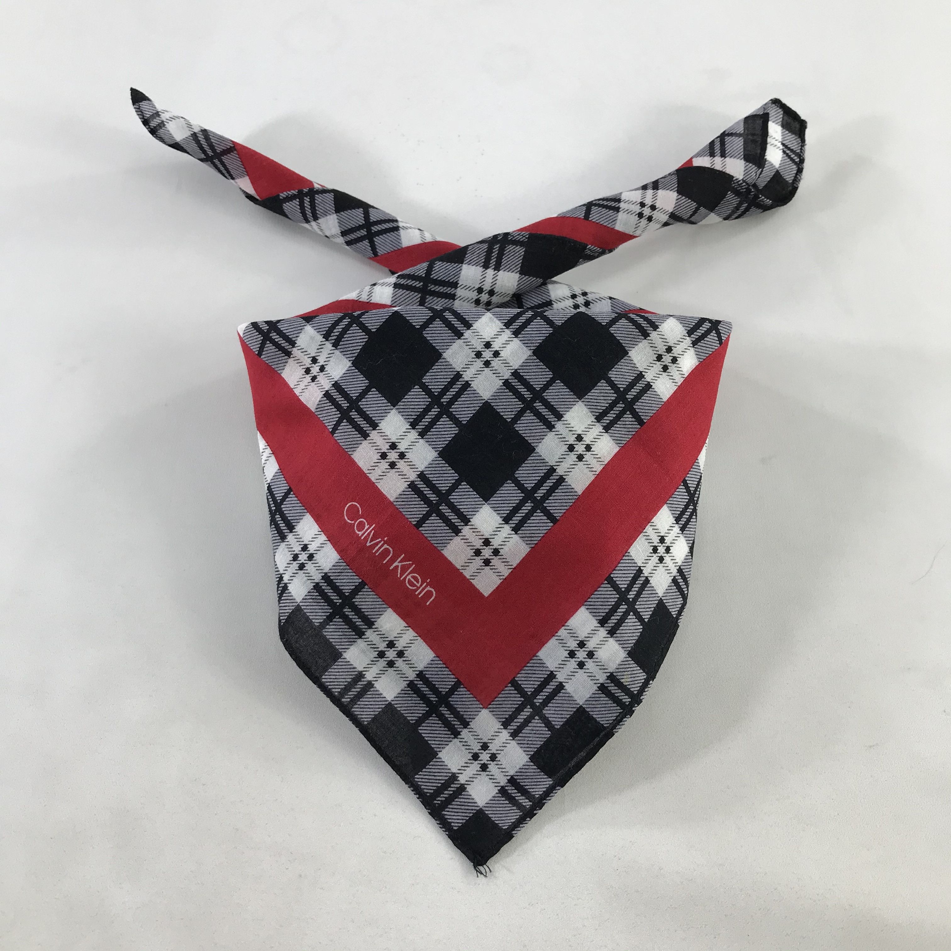 Calvin Klein × Vintage Calvin Klein Bandana / Handkerchief / Neckerchief - S1054 Size ONE SIZE - 3 Thumbnail