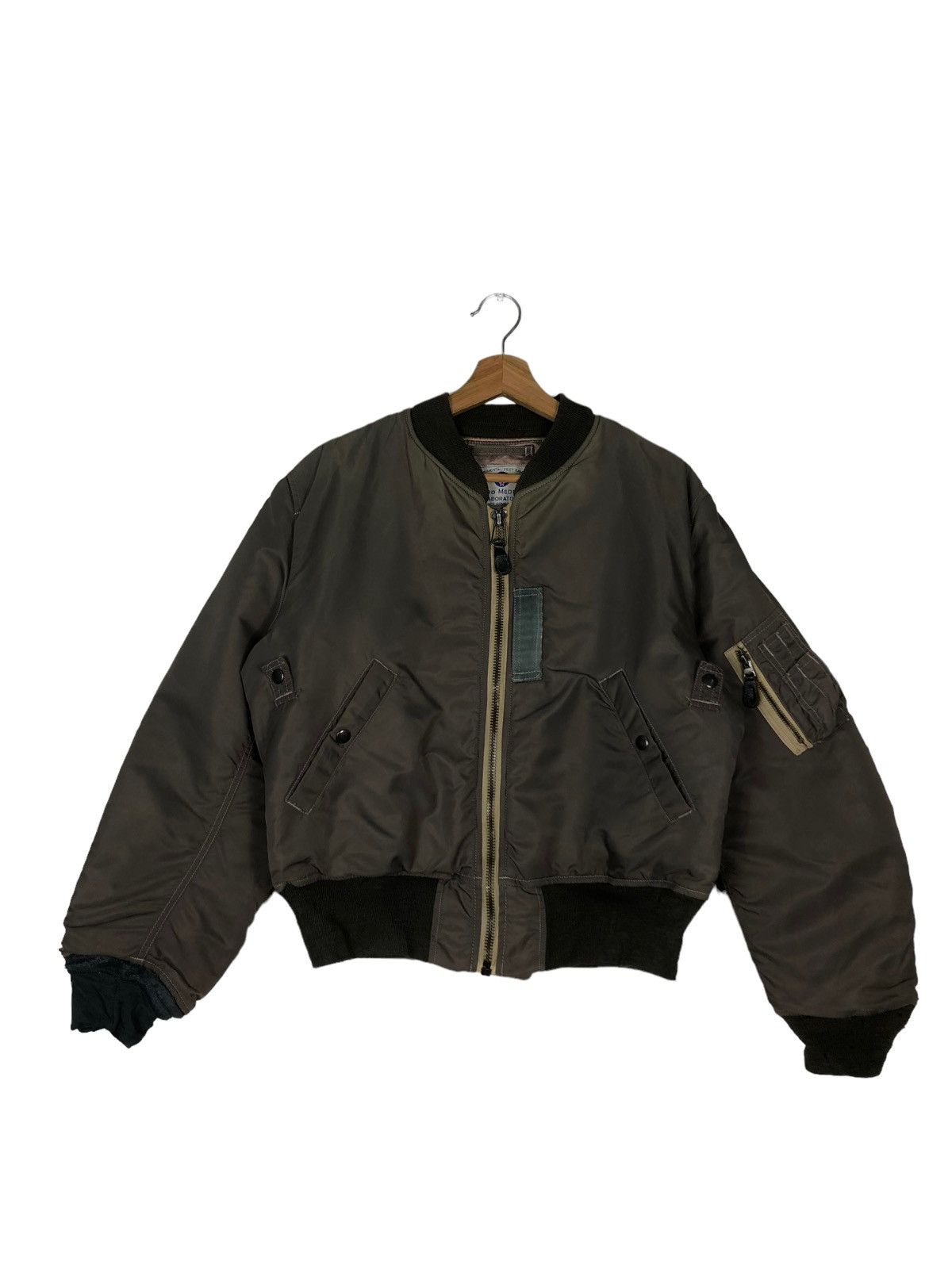 Buzz Rickson's 🔥80’s Vintage Bomber Jacket Riot Aero Medical Pherrow’s Size US S / EU 44-46 / 1 - 2 Thumbnail