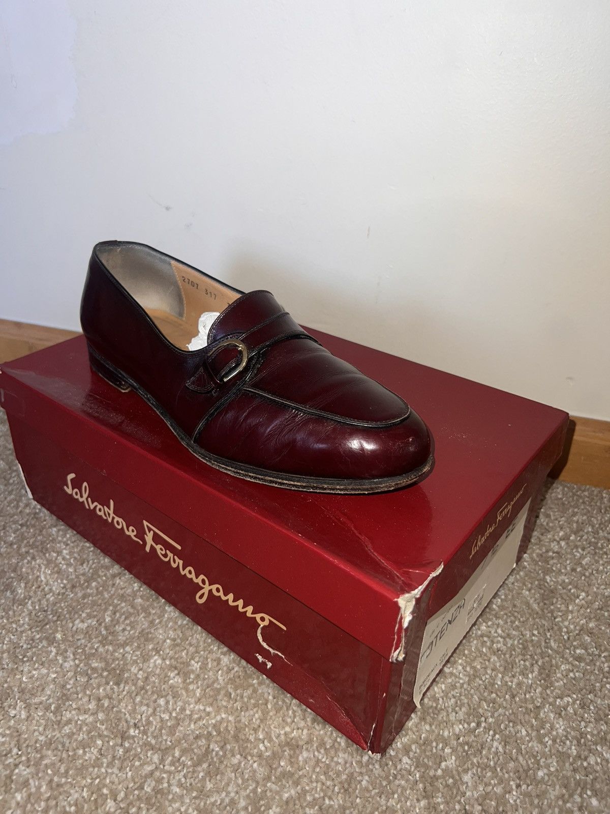 Salvatore Ferragamo Salvatore Ferragamo Bordeaux Size US 7.5 / EU 40-41 - 6 Thumbnail