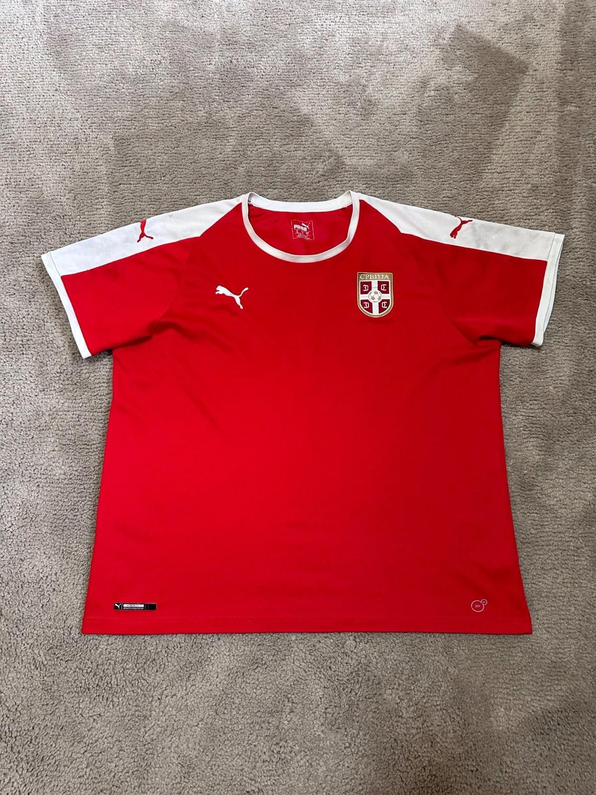 Puma Serbia 2018 2020 Home Football Shirt Soccer Jersey Puma XL Size US XL / EU 56 / 4 - 1 Thumbnail