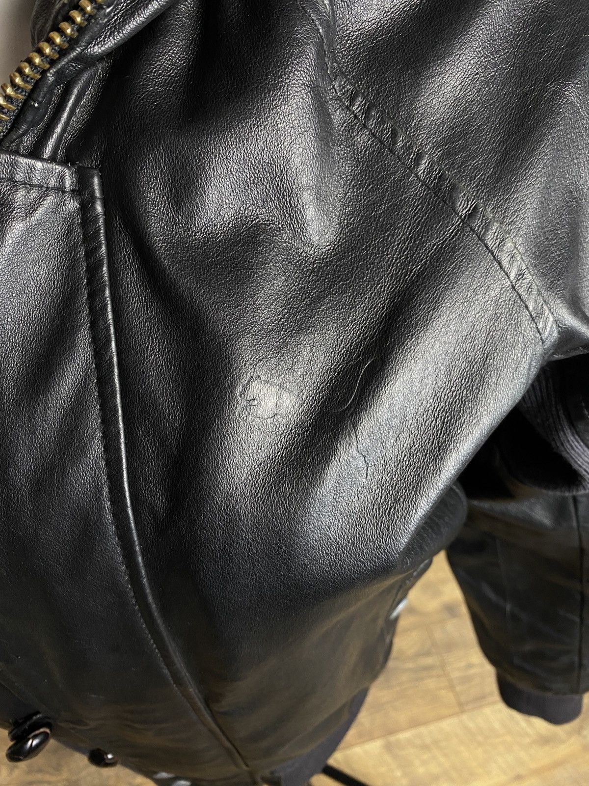 Puma Puma Archive "Clyde" Leather Hooded Jacket Rare Futuristic Size L / US 10 / IT 46 - 14 Thumbnail