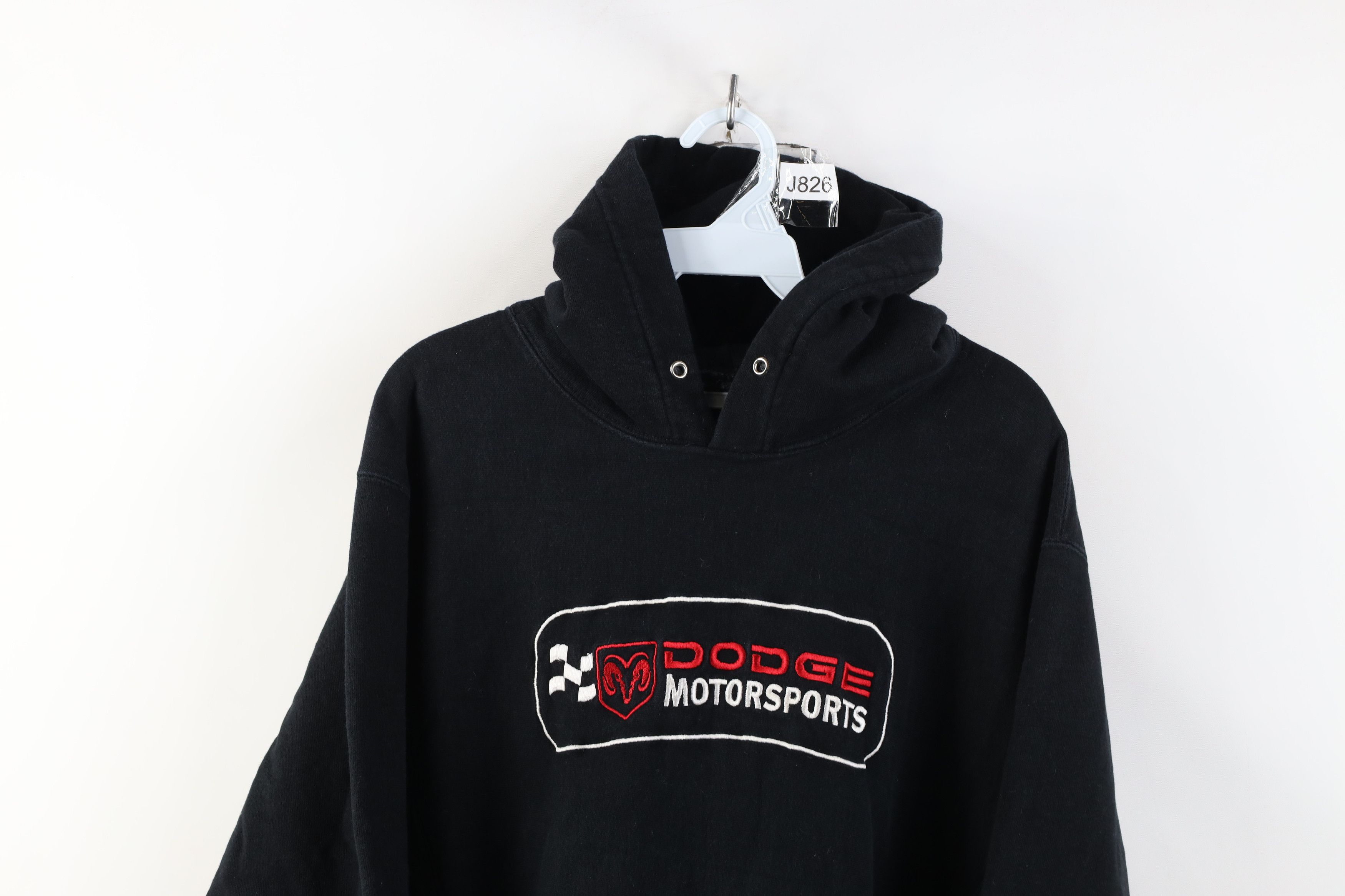Vintage Vintage Y2K Dodge Motorsports Heavyweight Hoodie Sweatshirt Size US S / EU 44-46 / 1 - 2 Thumbnail