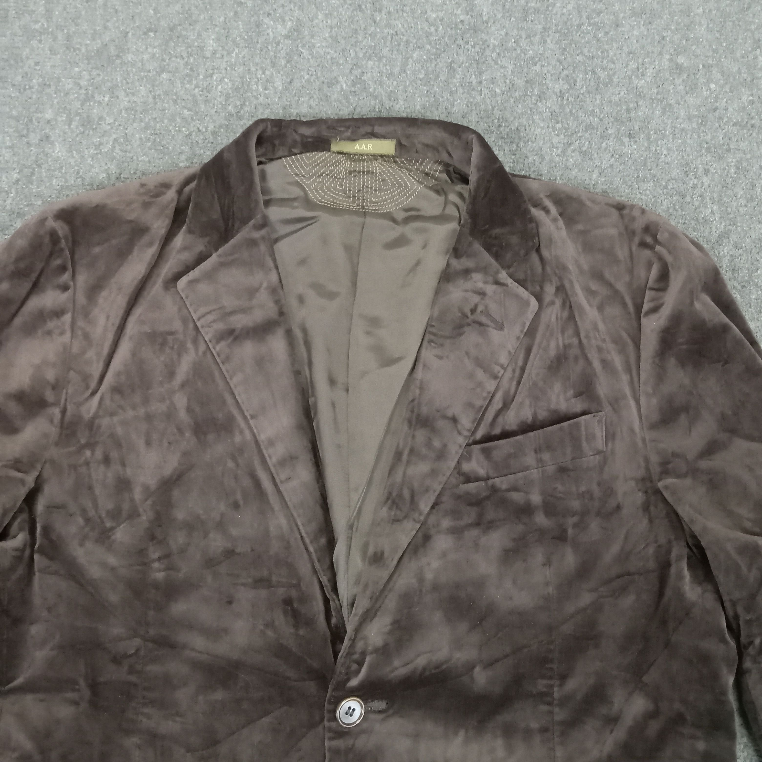 Japanese Brand × Vintage × Yohji Yamamoto Yohji Yamamoto Japanese Designer Fleece Blazers Size 38R - 2 Thumbnail
