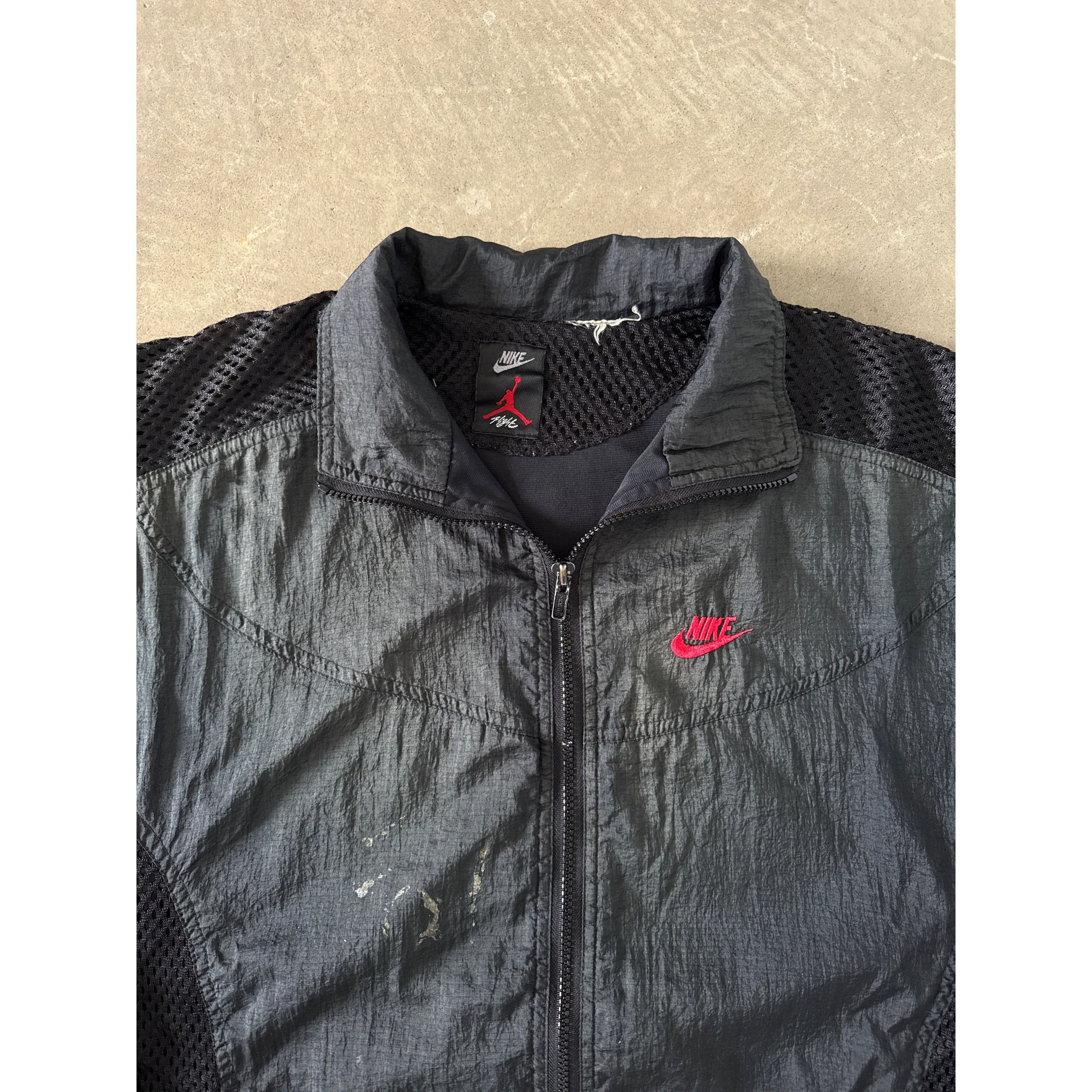 Nike Vintage 80s Nike Jordan Flight Track Jacket Size US XL / EU 56 / 4 - 2 Thumbnail