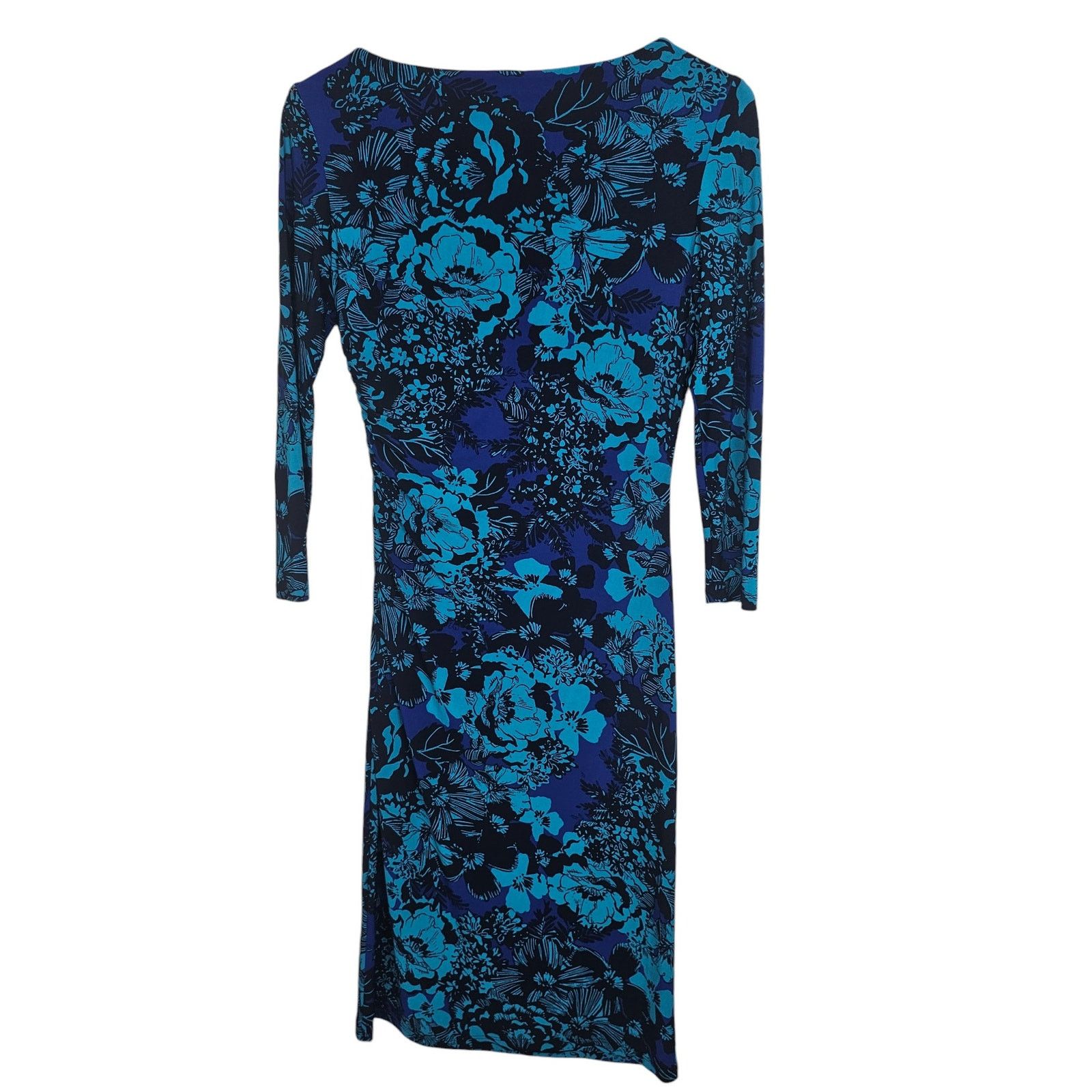 Lauren Ralph Lauren Lauren Ralph Lauren Womens Floral Sheath Dress 2 Career Corp Size XS / US 0-2 / IT 36-38 - 7 Thumbnail
