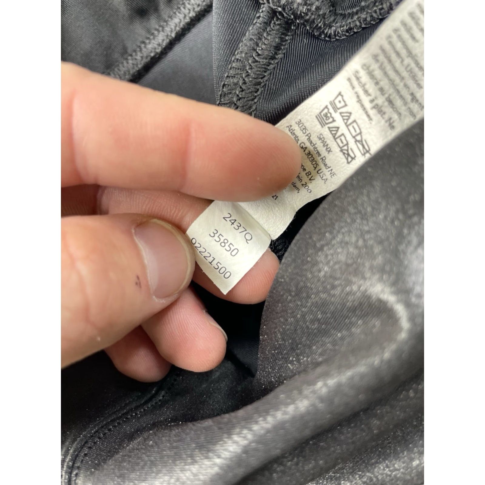 Spanx Spanx Black Faux Leather Leggings Womens Medium High Waist Stretch 2437Q Leggings Casual Activewear Formal Womens Size 32" / US 10 / IT 46 - 6 Thumbnail