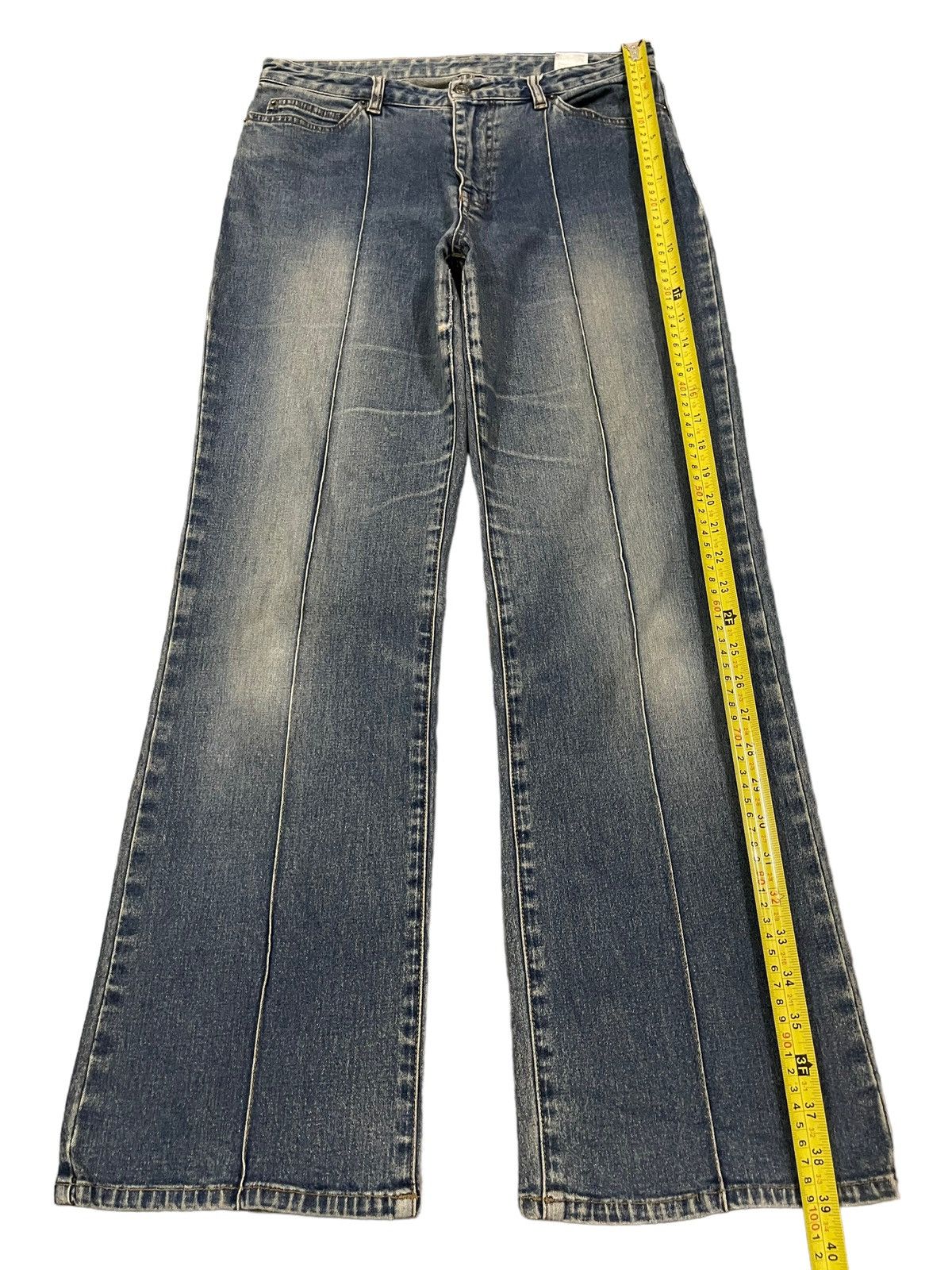 14th Addiction Vintage Japanese Brand Blue Wash Style Baggy Jeans Size US 30 / EU 46 - 10 Thumbnail