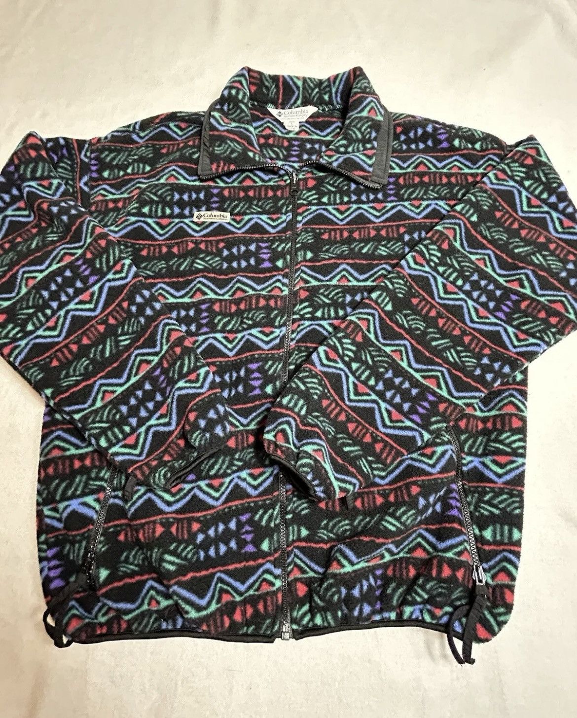 Columbia × Vintage Columbia Aztec Made in USA 1990s Size US L / EU 52-54 / 3 - 1 Thumbnail