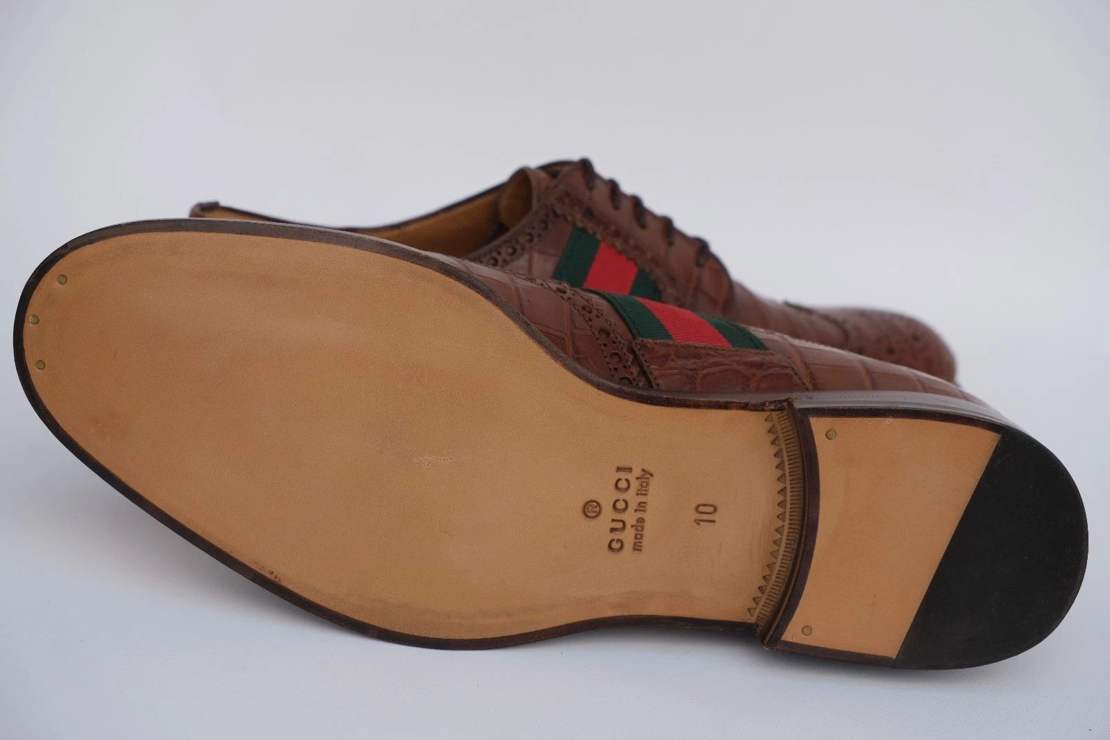 Gucci New Gucci Derby Lace up Shoes Exotic UK 10 / US 11 / EU 44 Size US 11 / EU 44 - 6 Thumbnail