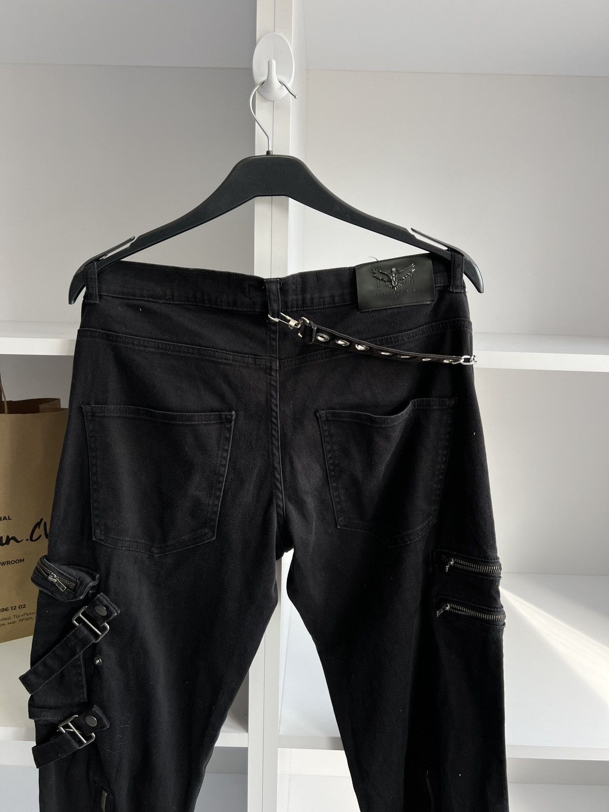 Japanese Brand × Vintage Vintage Y2k Black Japanese Style Pants Size US 32 / EU 48 - 9 Thumbnail