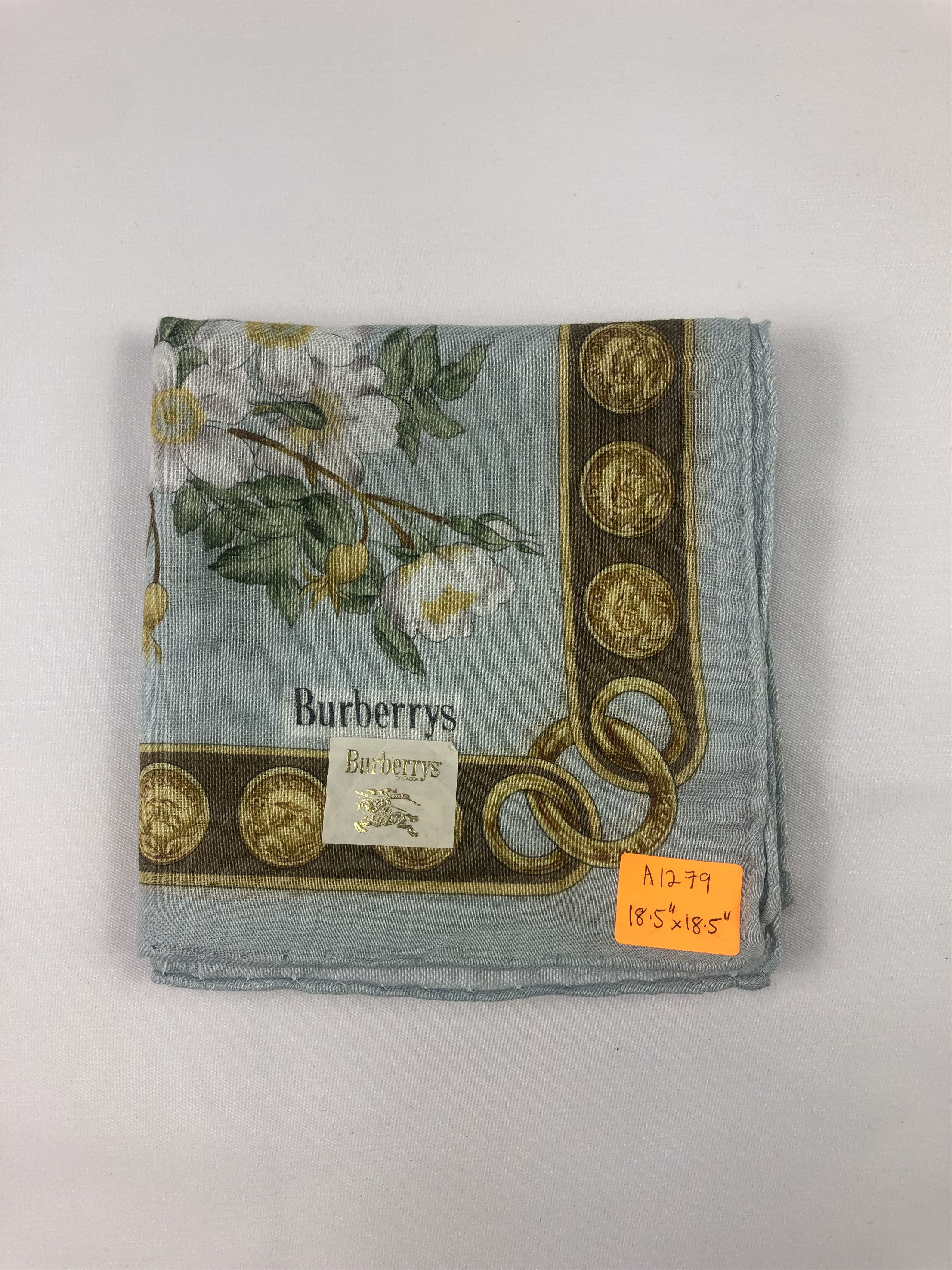 Burberry Burberrys Handkerchief / Bandana / Neckerchief / Headscarf Size ONE SIZE - 6 Thumbnail