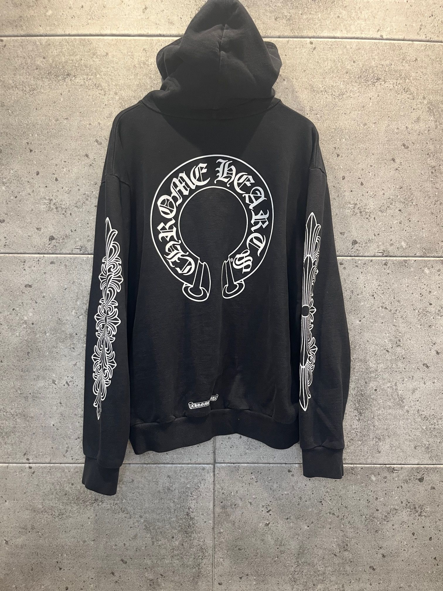 chrome hearts zip up hoodie
