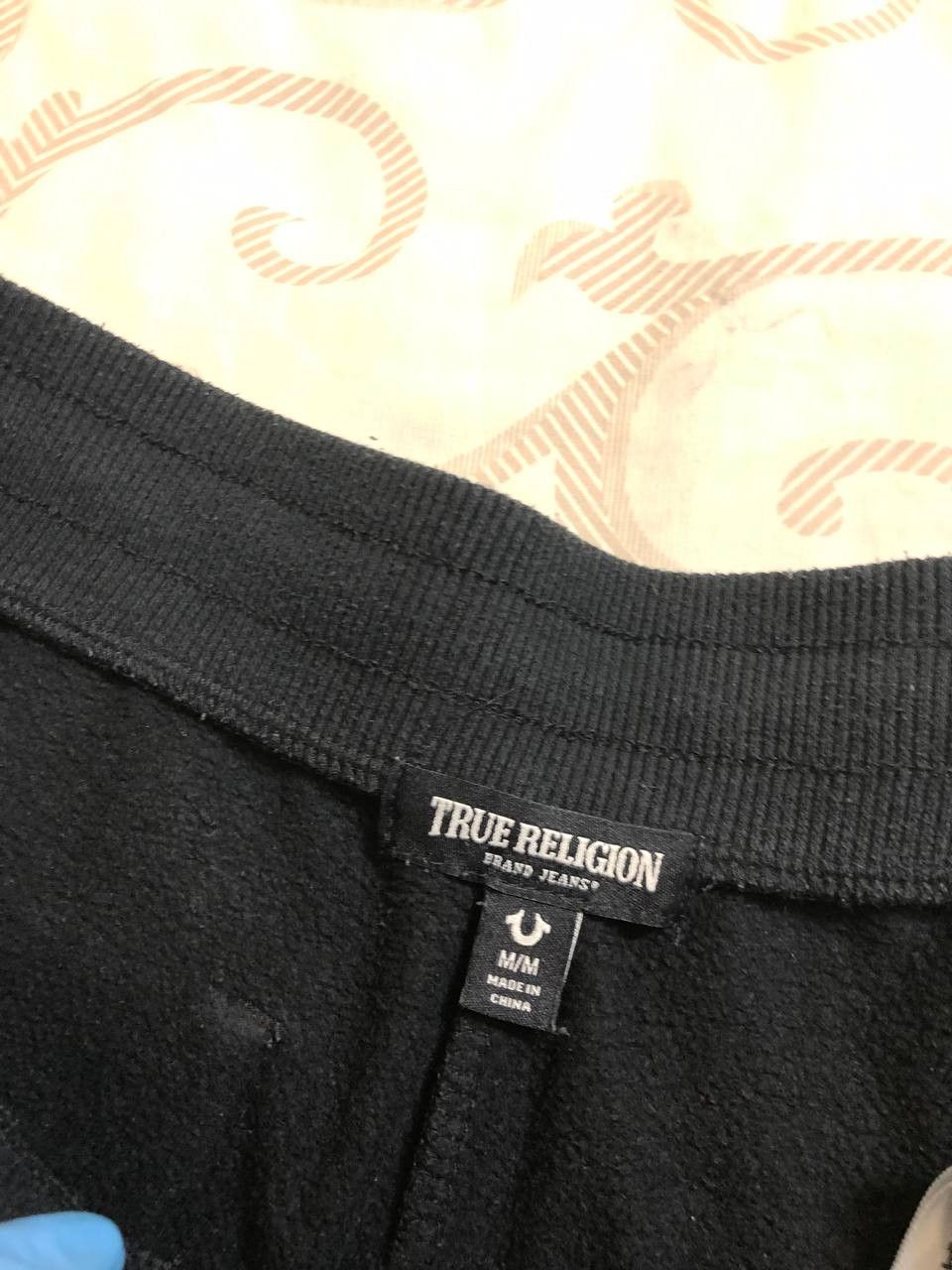 True Religion TRUE RELIGION BLACK LOGO JOGGER SWEATPANTS Size US 32 / EU 48 - 2 Thumbnail