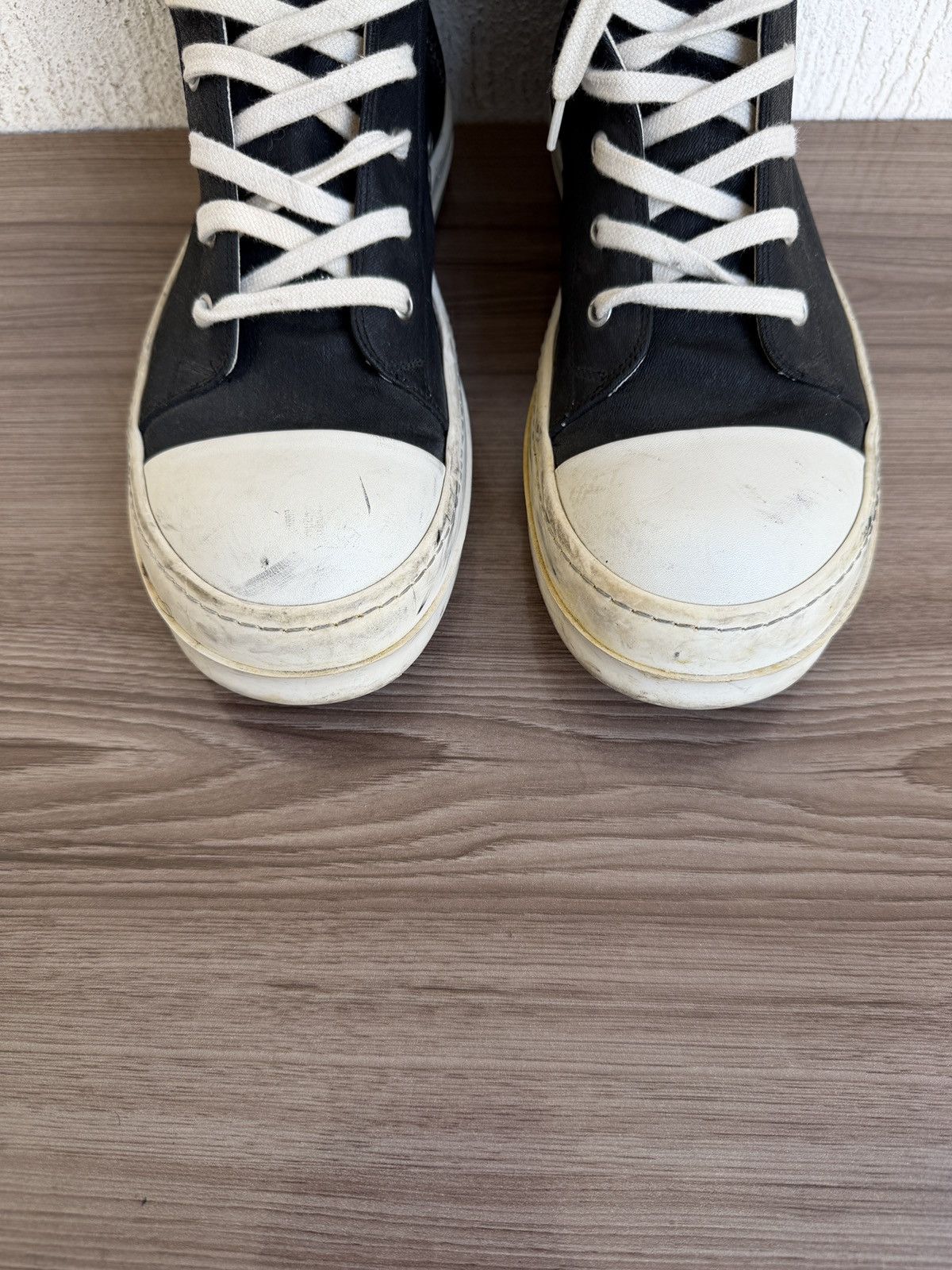 Rick Owens Drkshdw Waxed drkshdw ramones Size US 10 / EU 43 - 7 Thumbnail