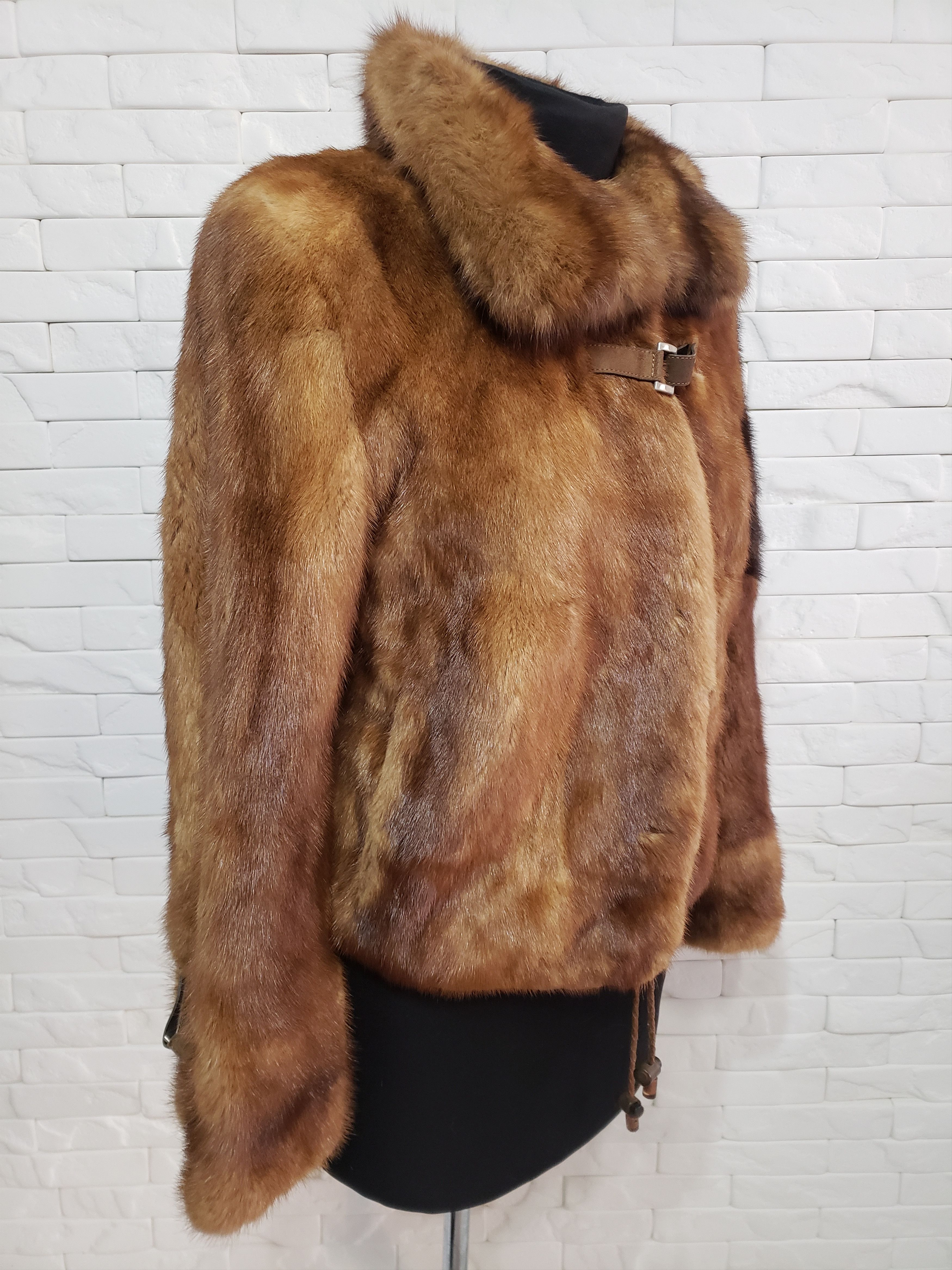 Uniqlo Stylish women's mink coat. Size M / US 6-8 / IT 42-44 - 2 Thumbnail