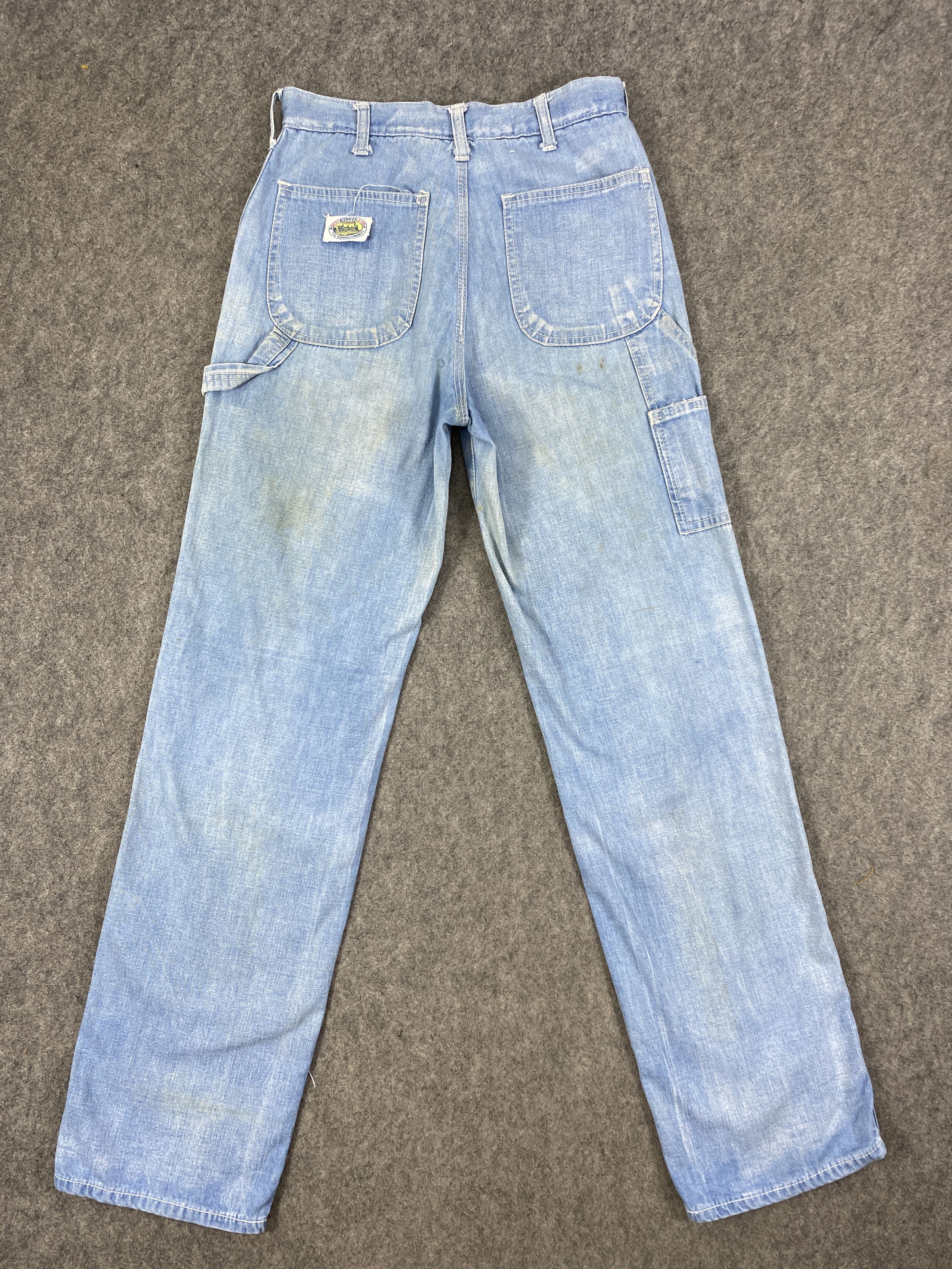 Edwin Light Blue Vintage Edwin Carpenter Jeans 27x32 - JN3367 Size 27" / US 4 / IT 40 - 2 Thumbnail