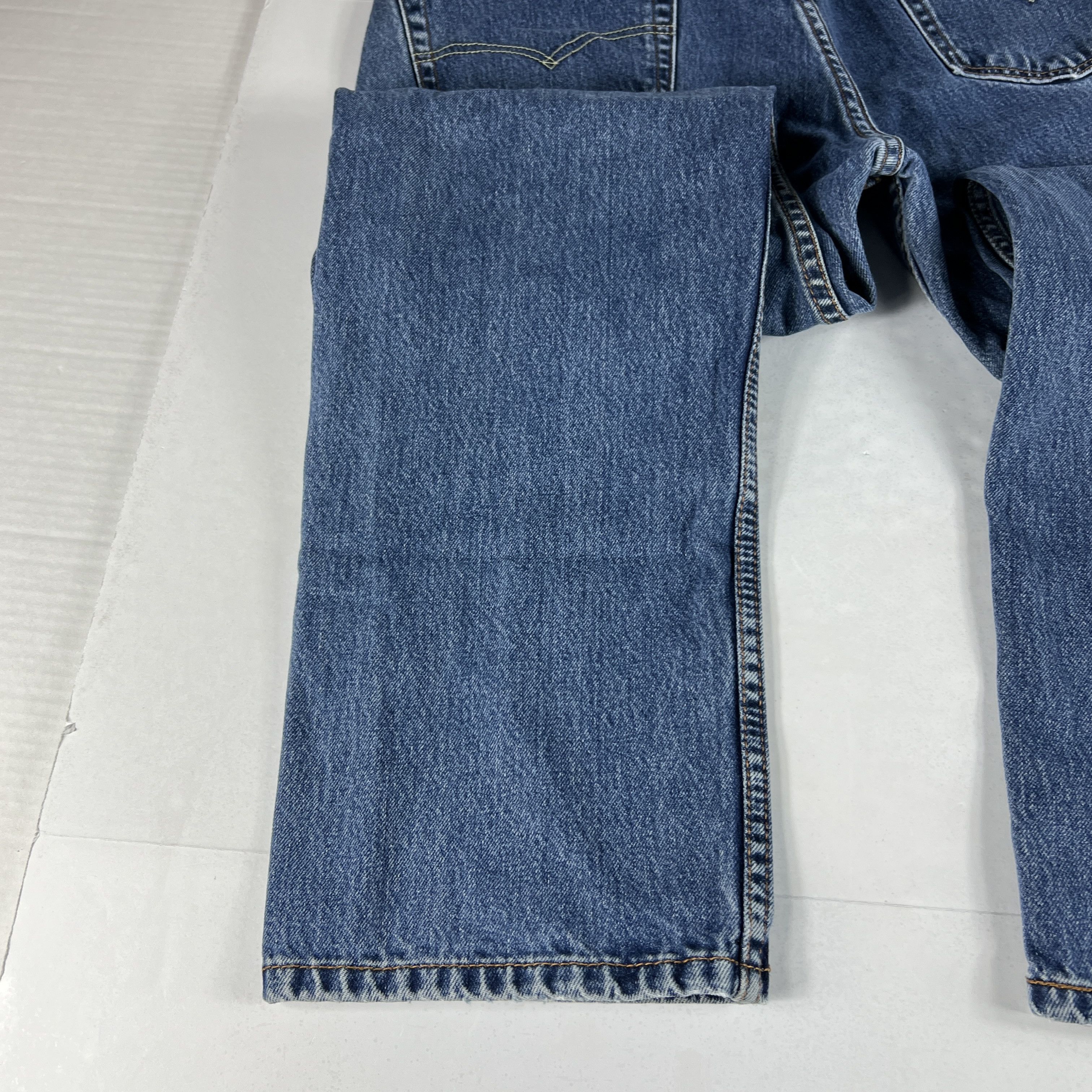 Levi's Levi's Jeans 505 Straight Leg Blue Faded Cotton Denim Size US 34 / EU 50 - 18 Thumbnail