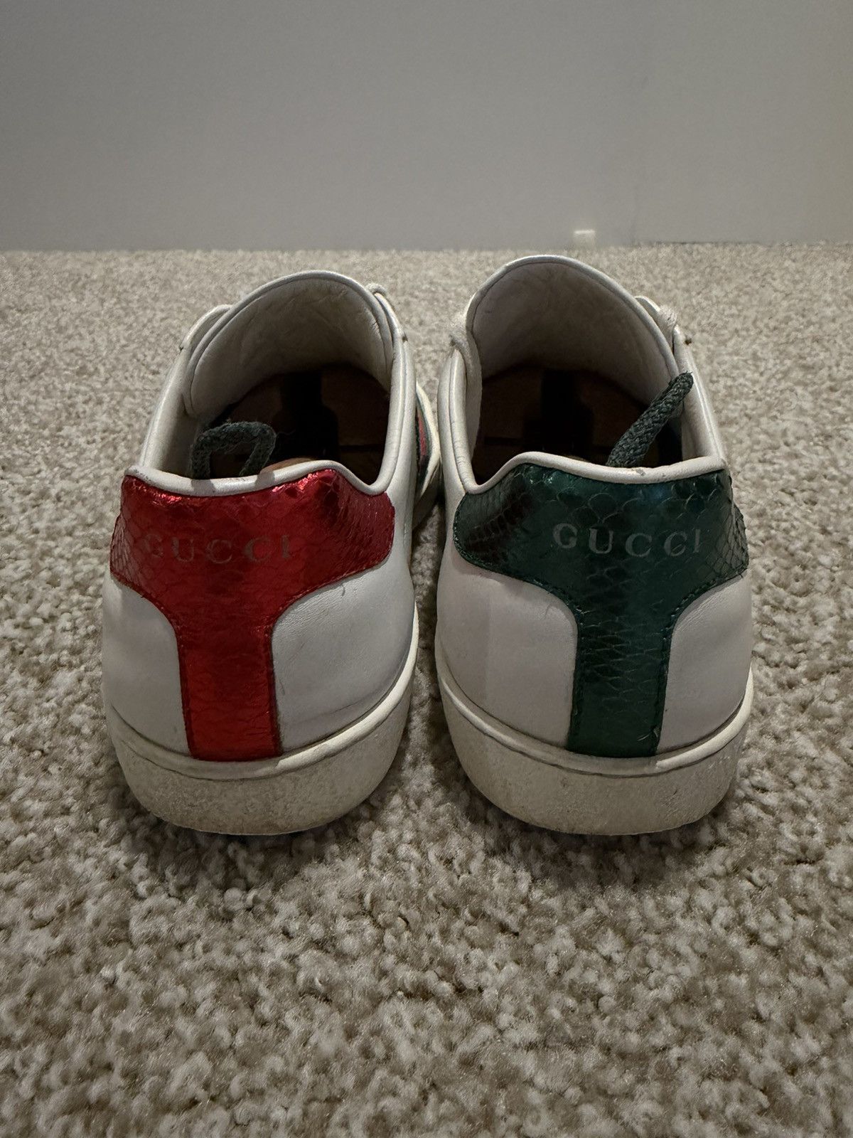 Gucci Gucci Snake Ace Sneakers Size US 8 / EU 41 - 3 Thumbnail