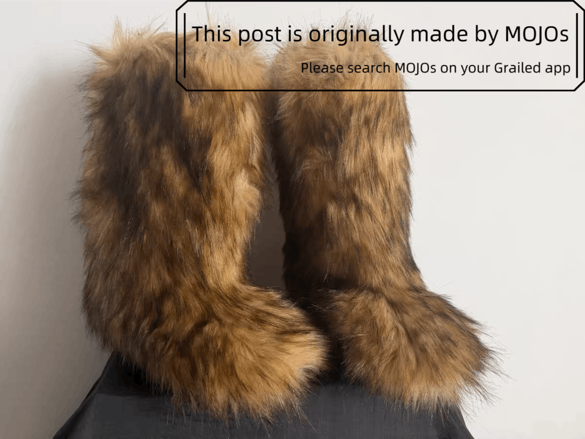 Celine Sz 43 Celine 21AW Fur Boot Finish Raccoon mojos91 Size US 10 / EU 43 - 1 Thumbnail