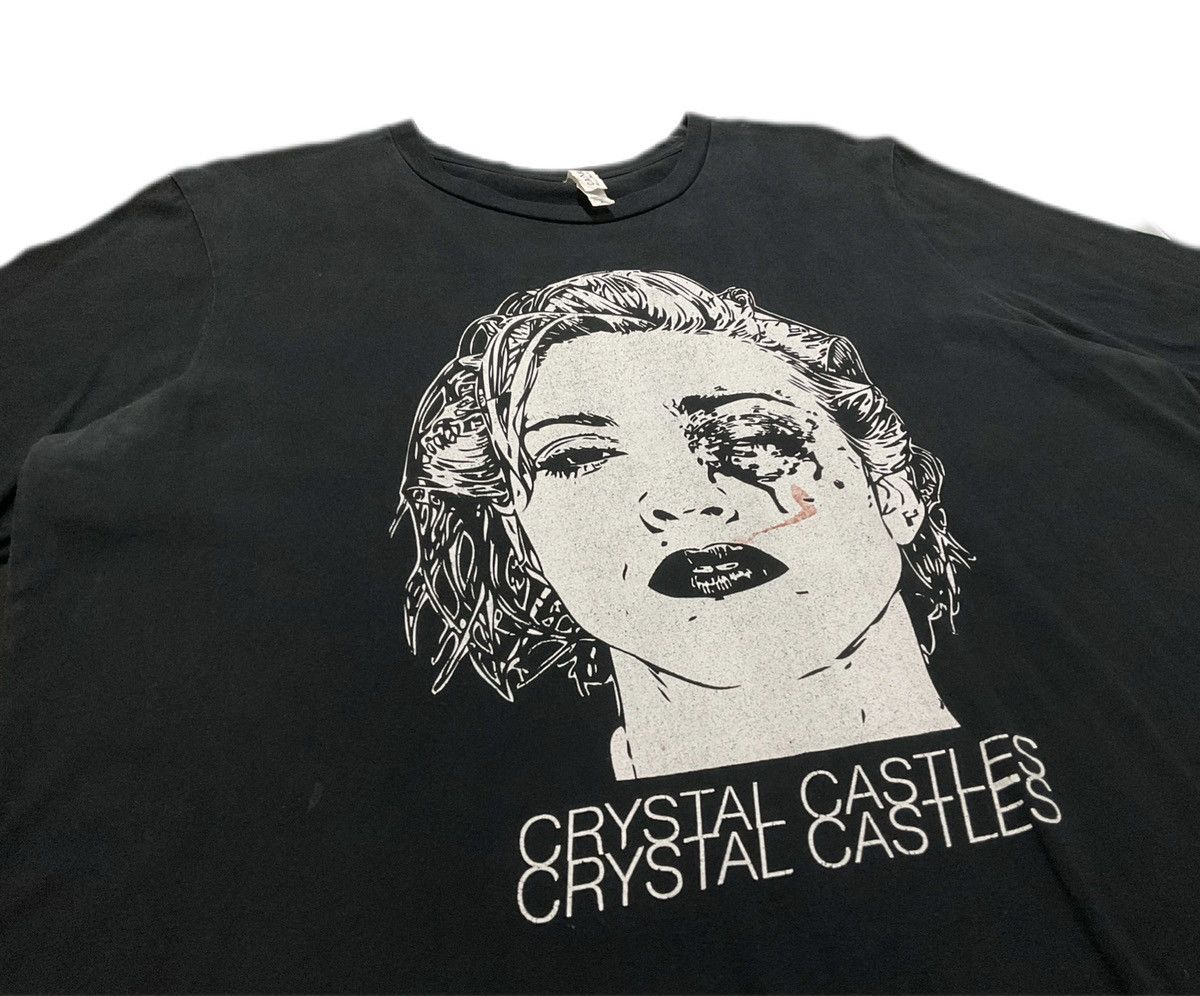 image of Band Tees Crystal Castles Shirt Madonna in Black, Men's (Size XL)