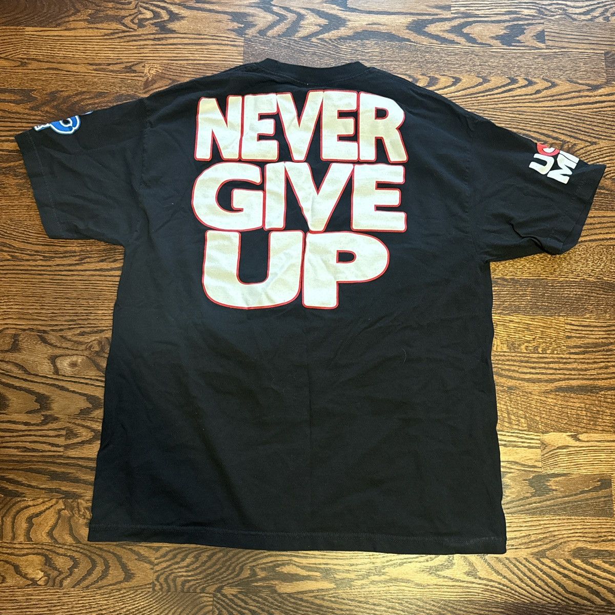WWE Y2K John Cena NEVER GIVE UP shirt Size US XL / EU 56 / 4 - 2 Thumbnail