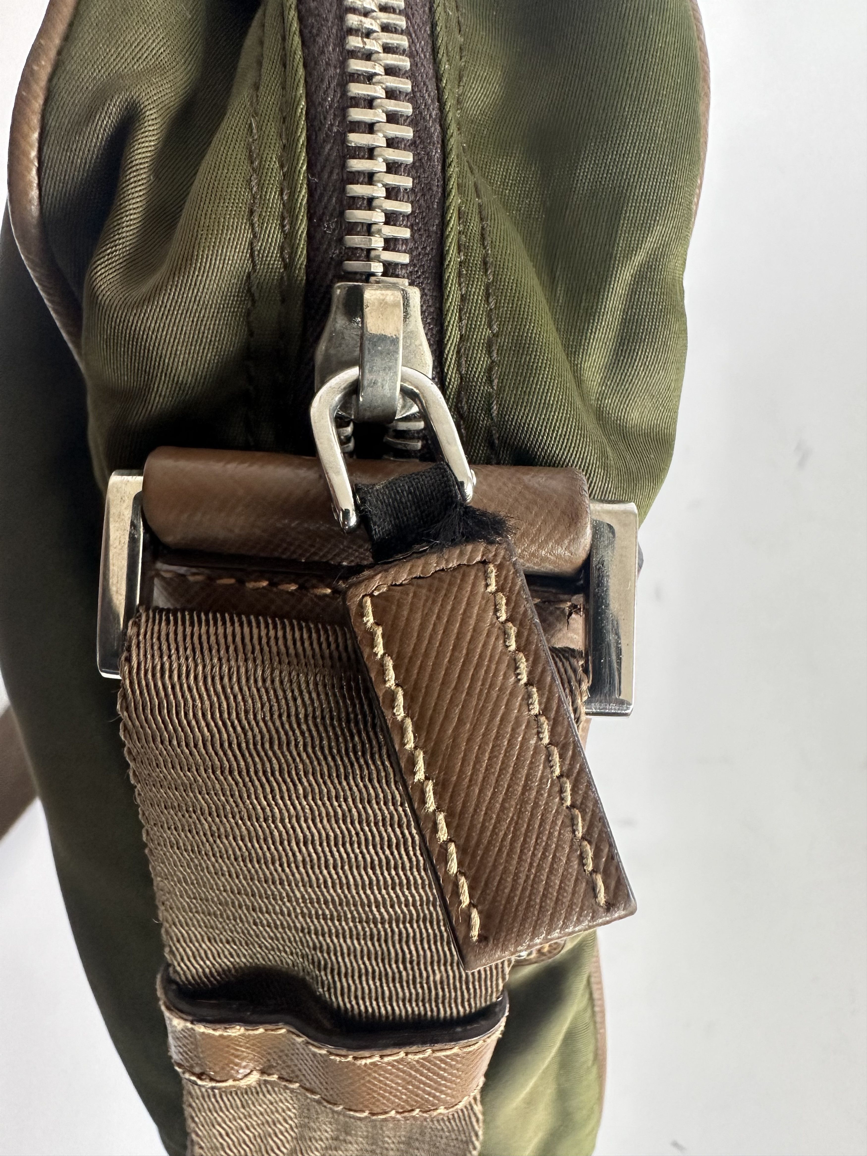 Prada PRADA Tessuto Nylon Flat Messenger Bag Green Size ONE SIZE - 10 Thumbnail