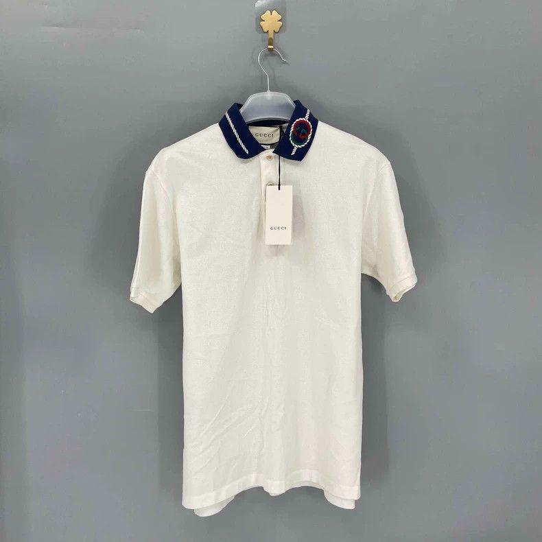 Gucci Gucci Interlocking Logo collar short-sleeved polo shirt Size US L / EU 52-54 / 3 - 1 Thumbnail